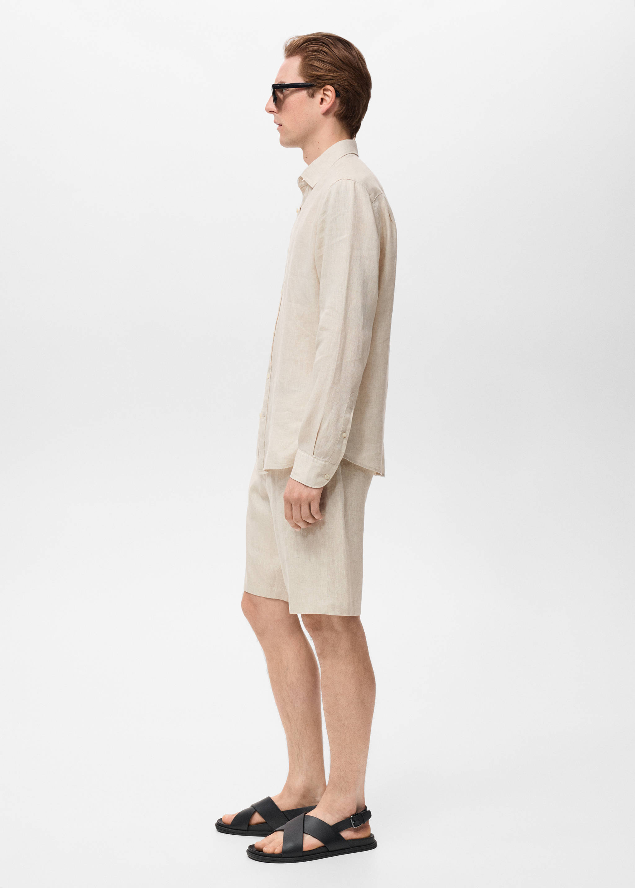 Camisa 100% lino regular fit - Detalle del artículo 2