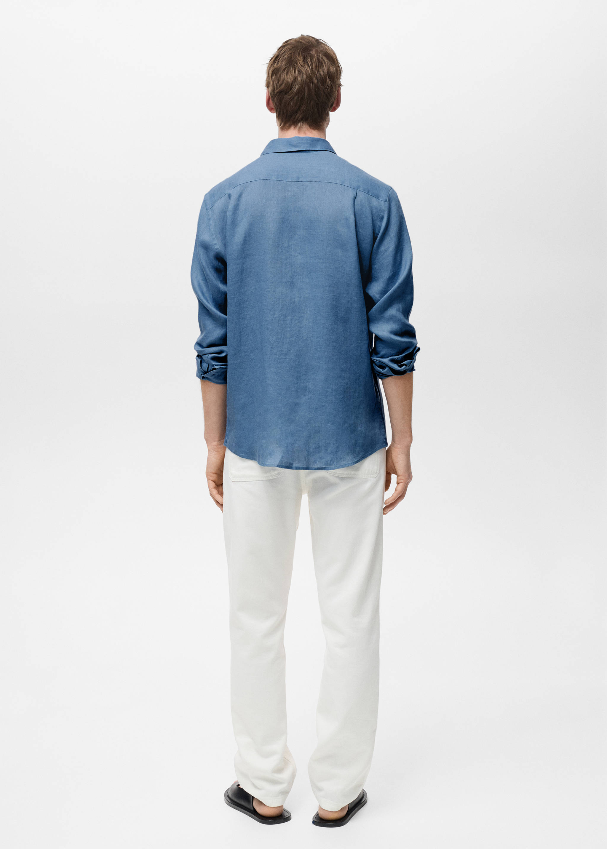 Camisa 100% lino regular fit - Reverso del artículo