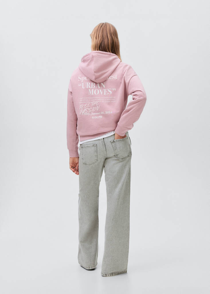 Low-waist wide leg jeans — Denim Grey