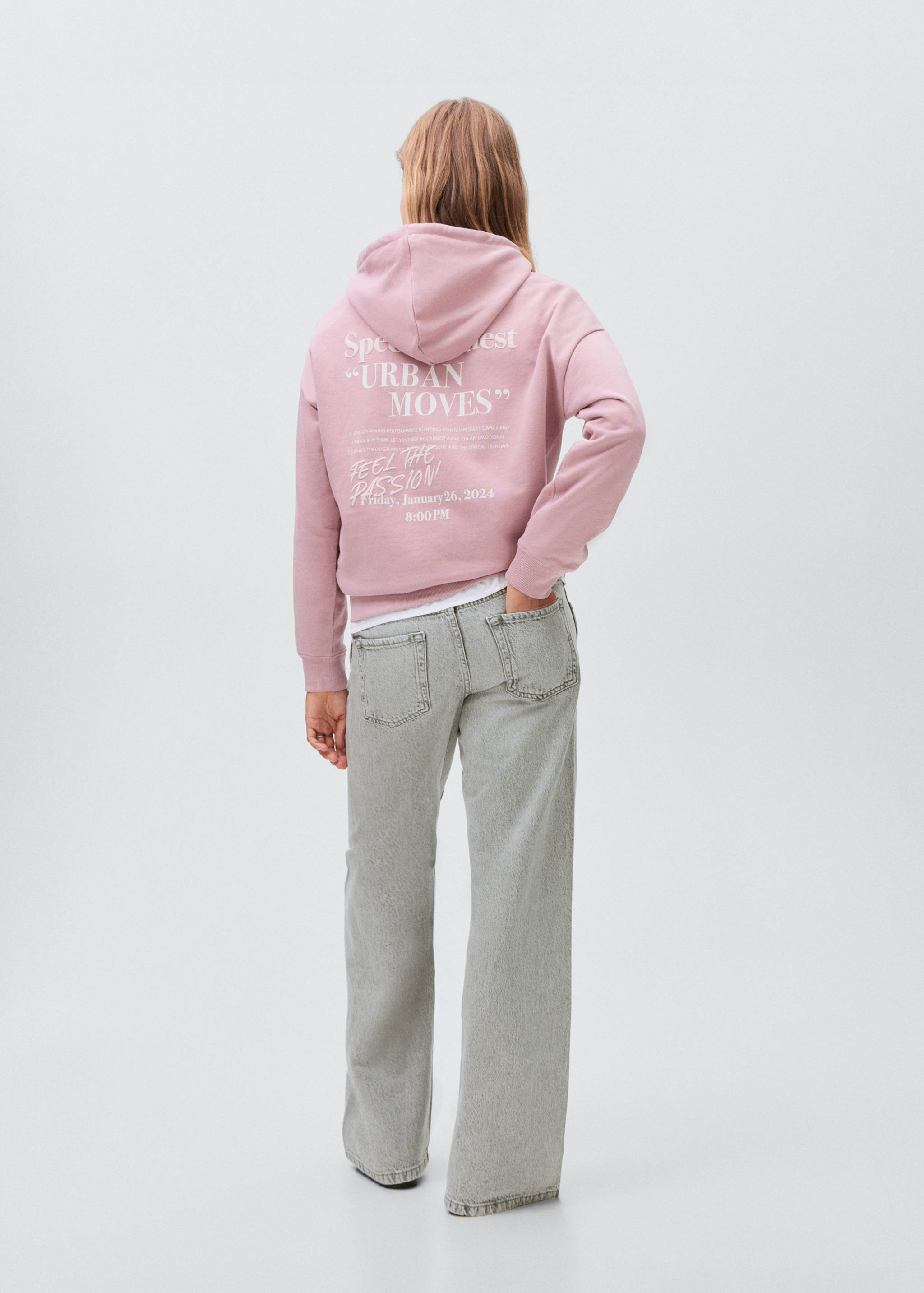 Calças de ganga de cintura baixa wideleg - Verso do artigo