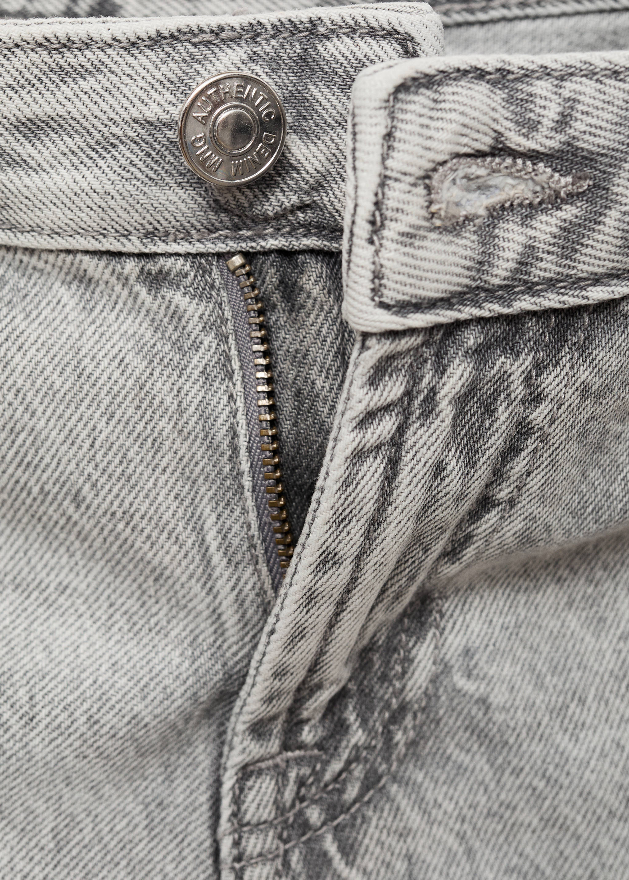 Calças de ganga de cintura baixa wideleg - Pormenor do artigo 8