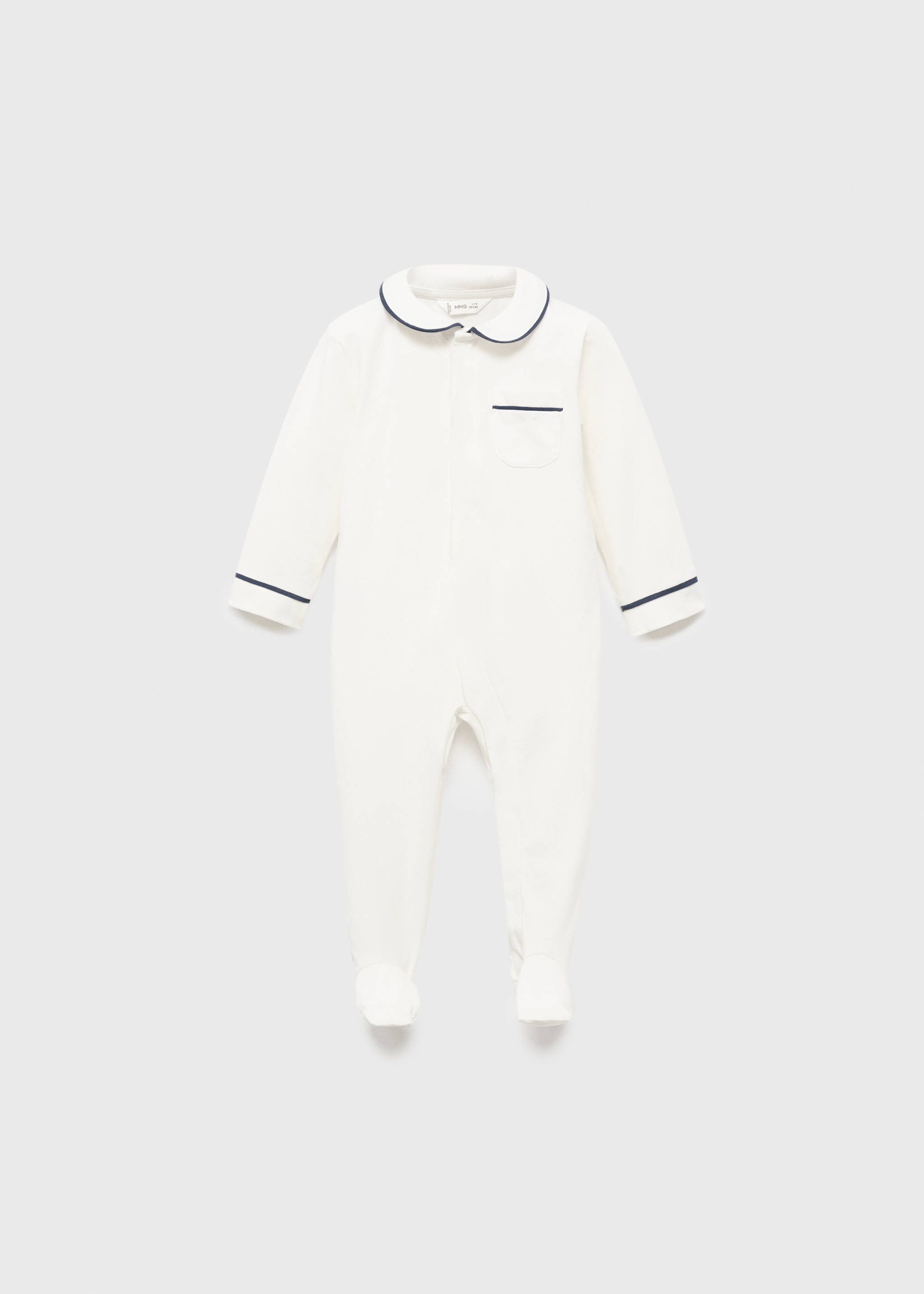 Baby-neck pyjamas with pocket - Article without model