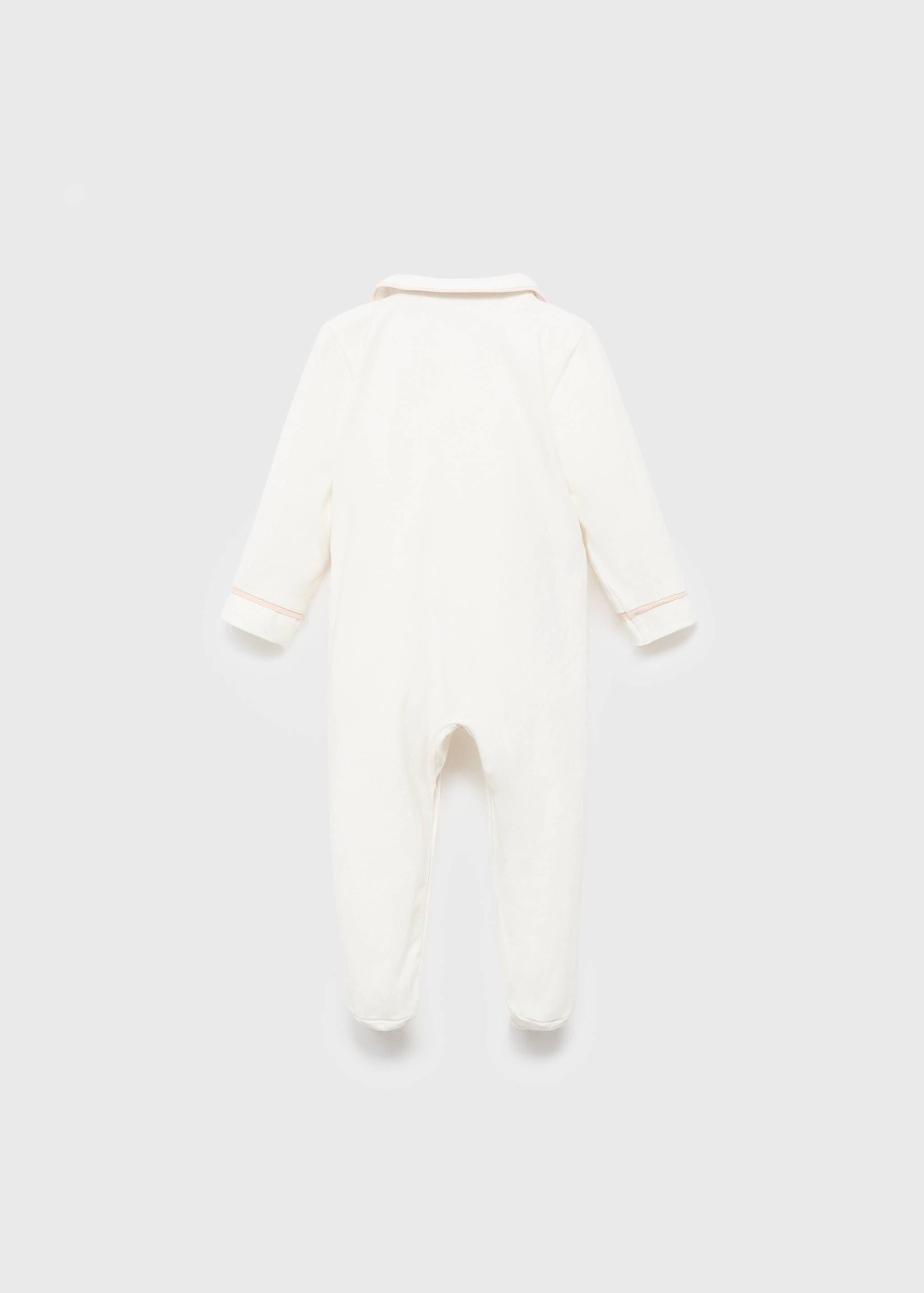 Baby-neck pyjamas with pocket - Reverse of the article