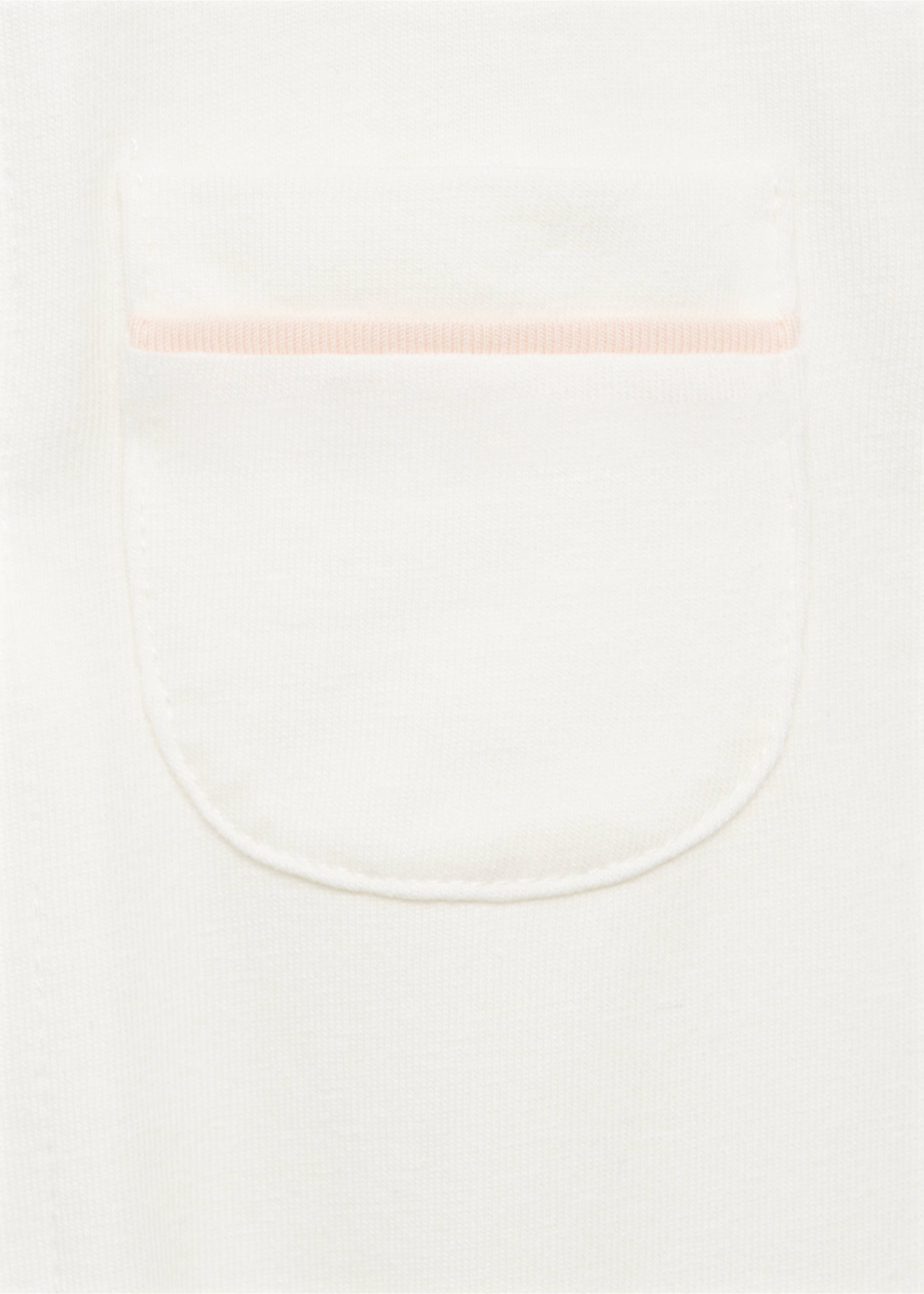 Pijama cuello bebe bolsillo - Detalle del artículo 8, Rosa. Ref: 17021252-00.