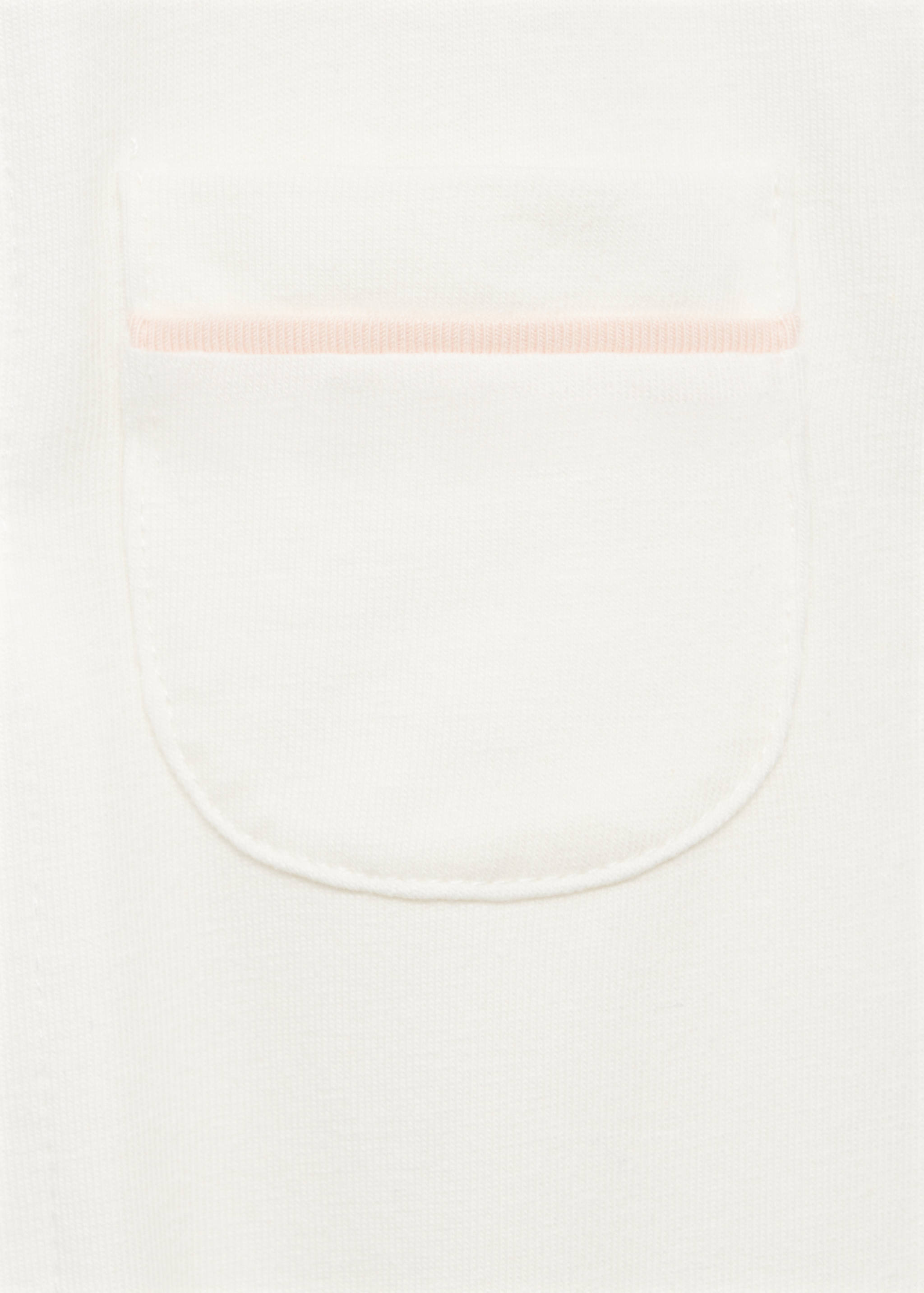 Baby-neck pyjamas with pocket - Details of the article 8