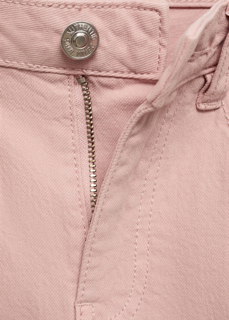 Flared cargo jeans — Pastel Pink
