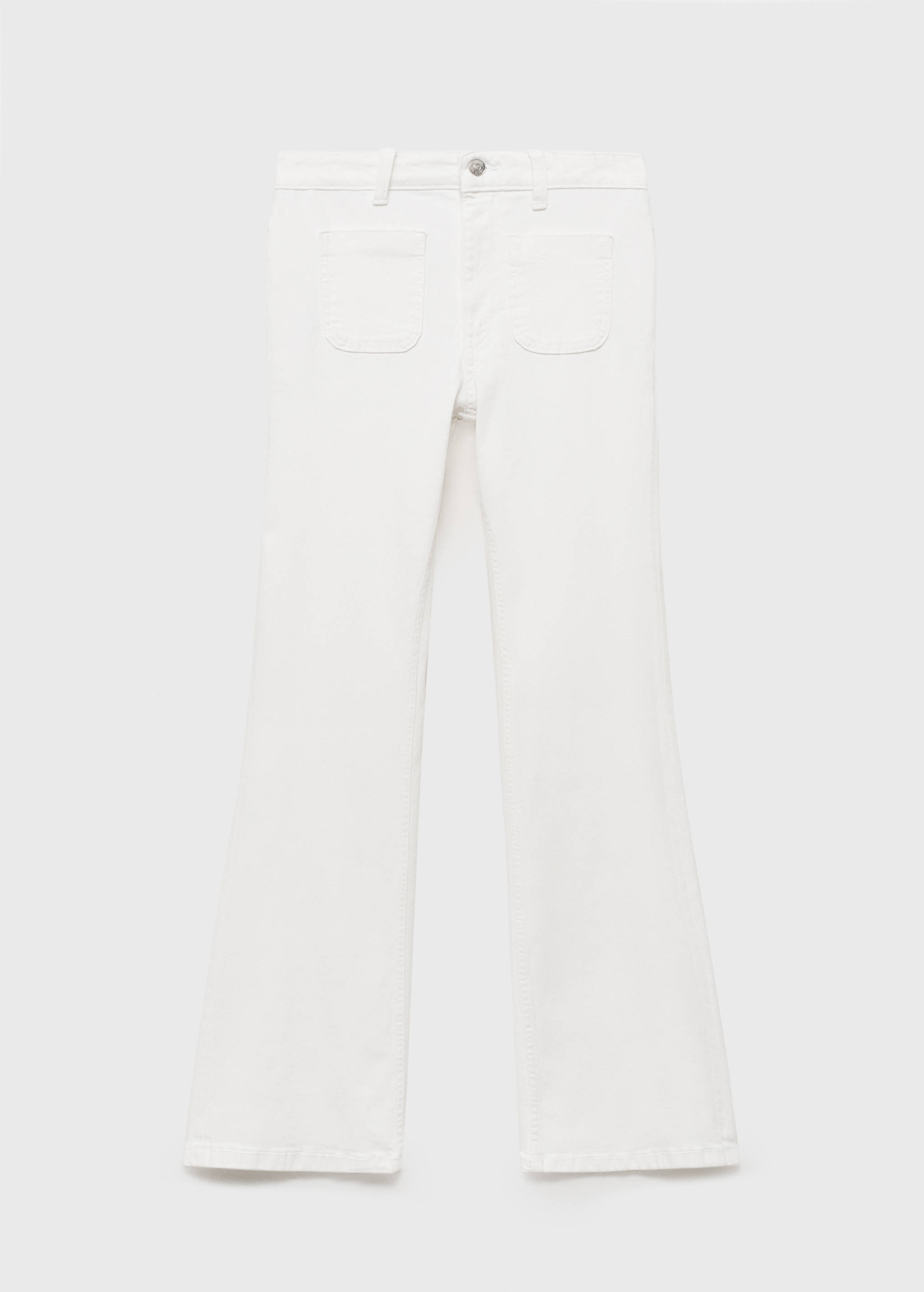 Flared jeans with pocket - Article without model