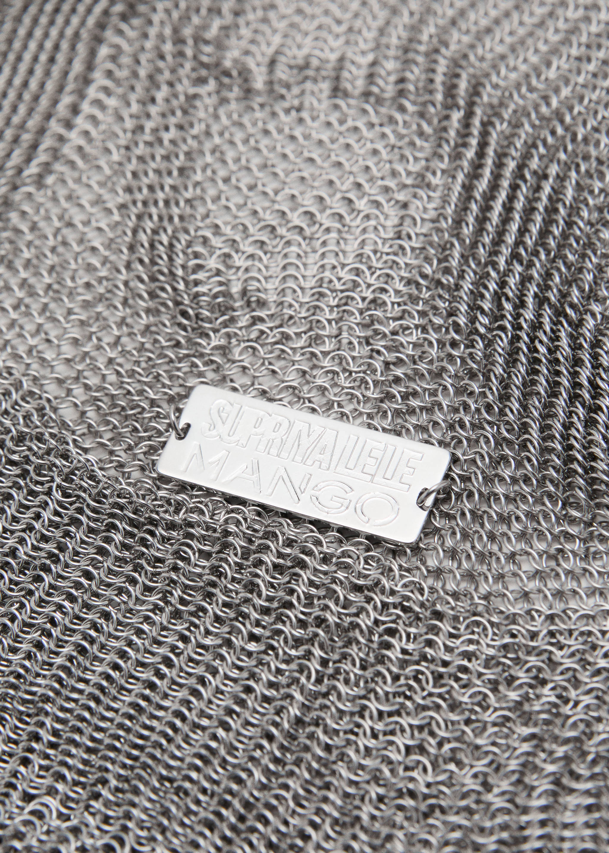 Carteira de ombro de rede metálica - Pormenor do artigo 2