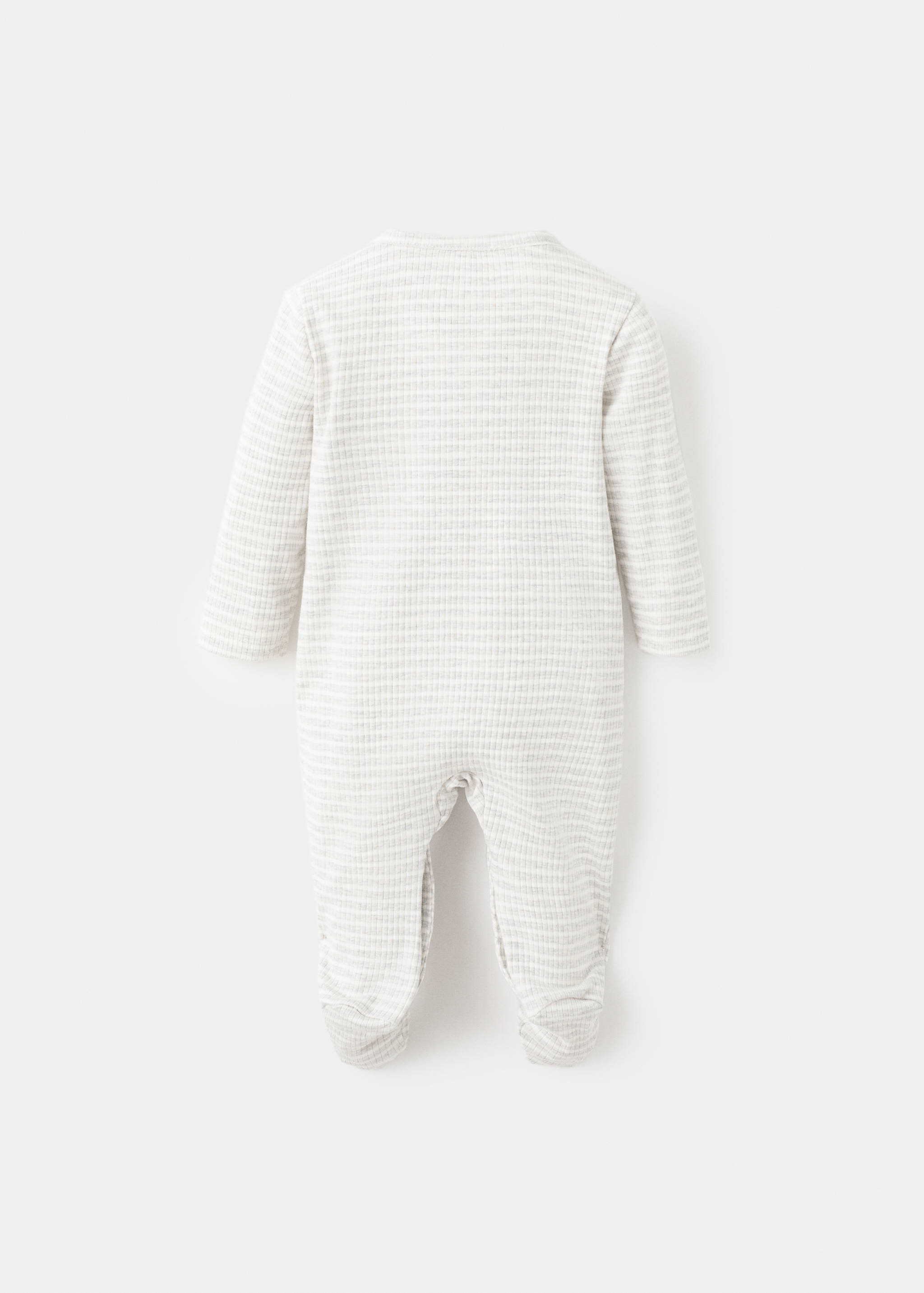 بيجامة قطعة واحدة بخطوط - الجهة الخلفية للمنتج