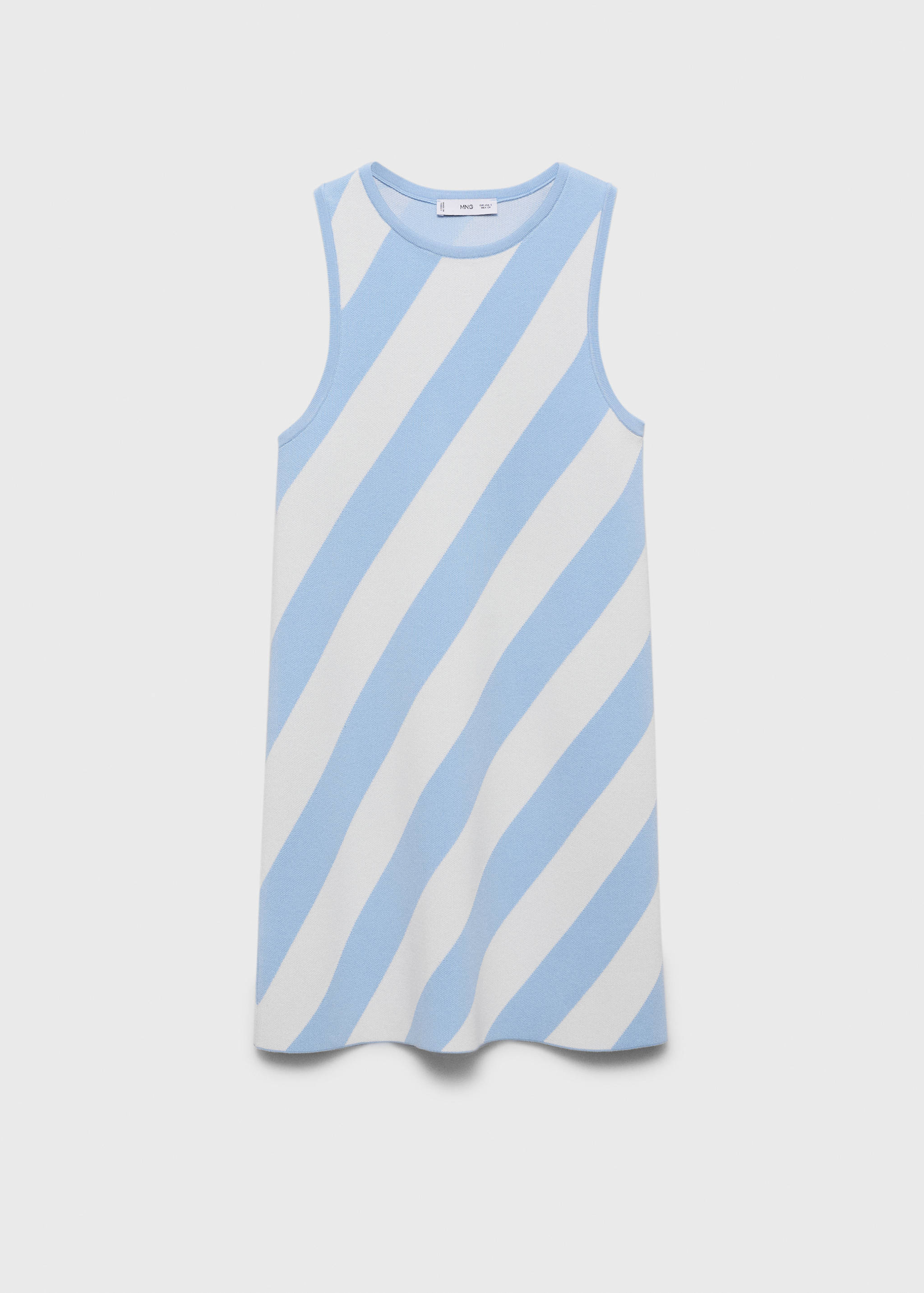 Трикотажное платье на бретелях - Изделие без модели