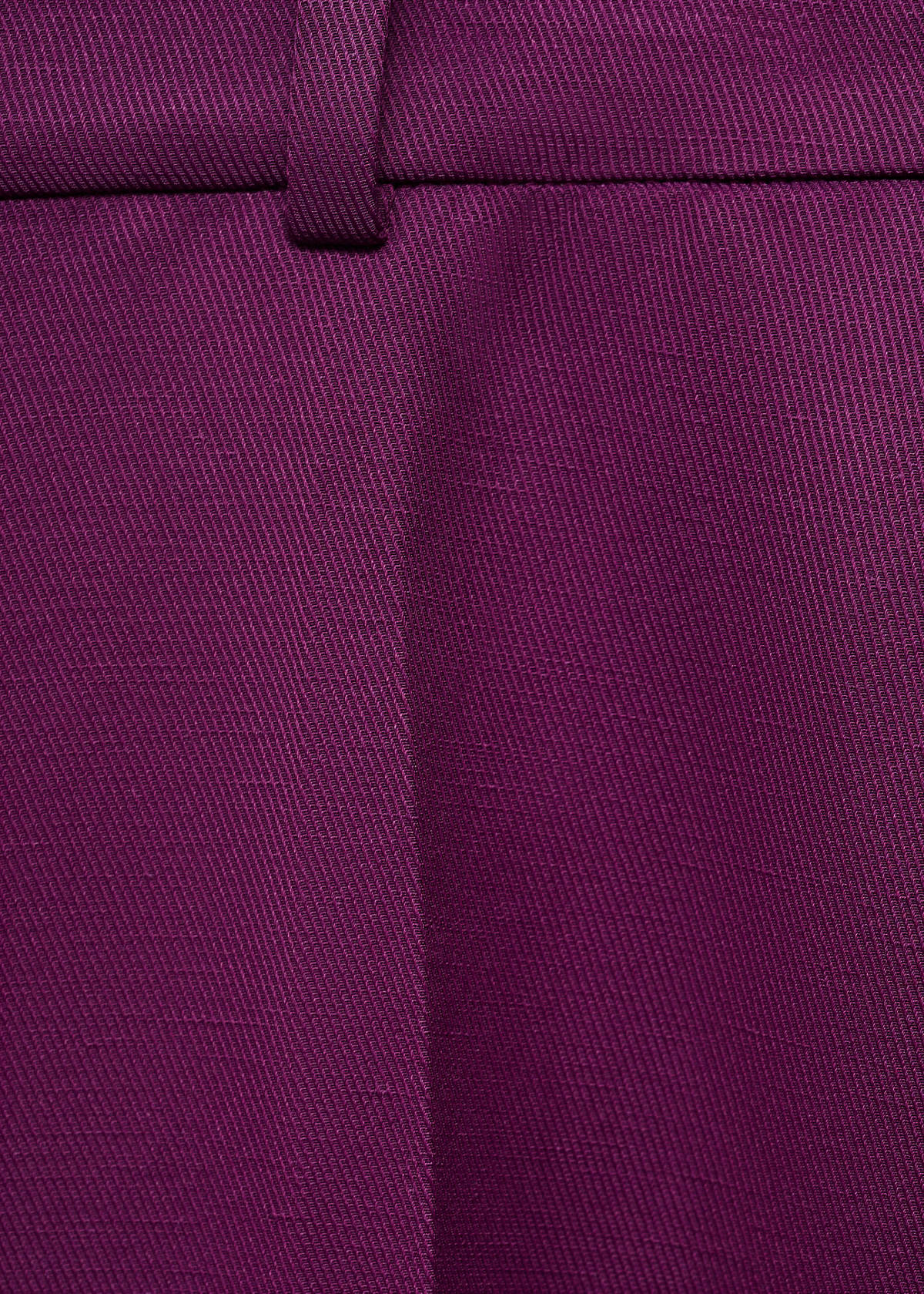 Straight-fit linen-blend suit trousers — Fuchsia