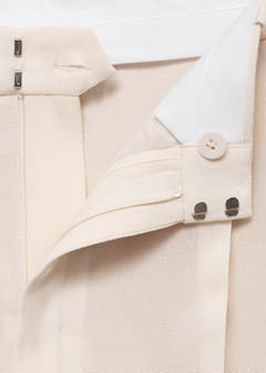 Straight-fit suit trousers — Vanilla 7
