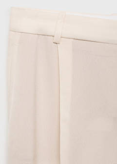 Straight-fit suit trousers — Vanilla 8