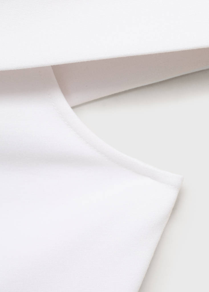 Strapless top — White