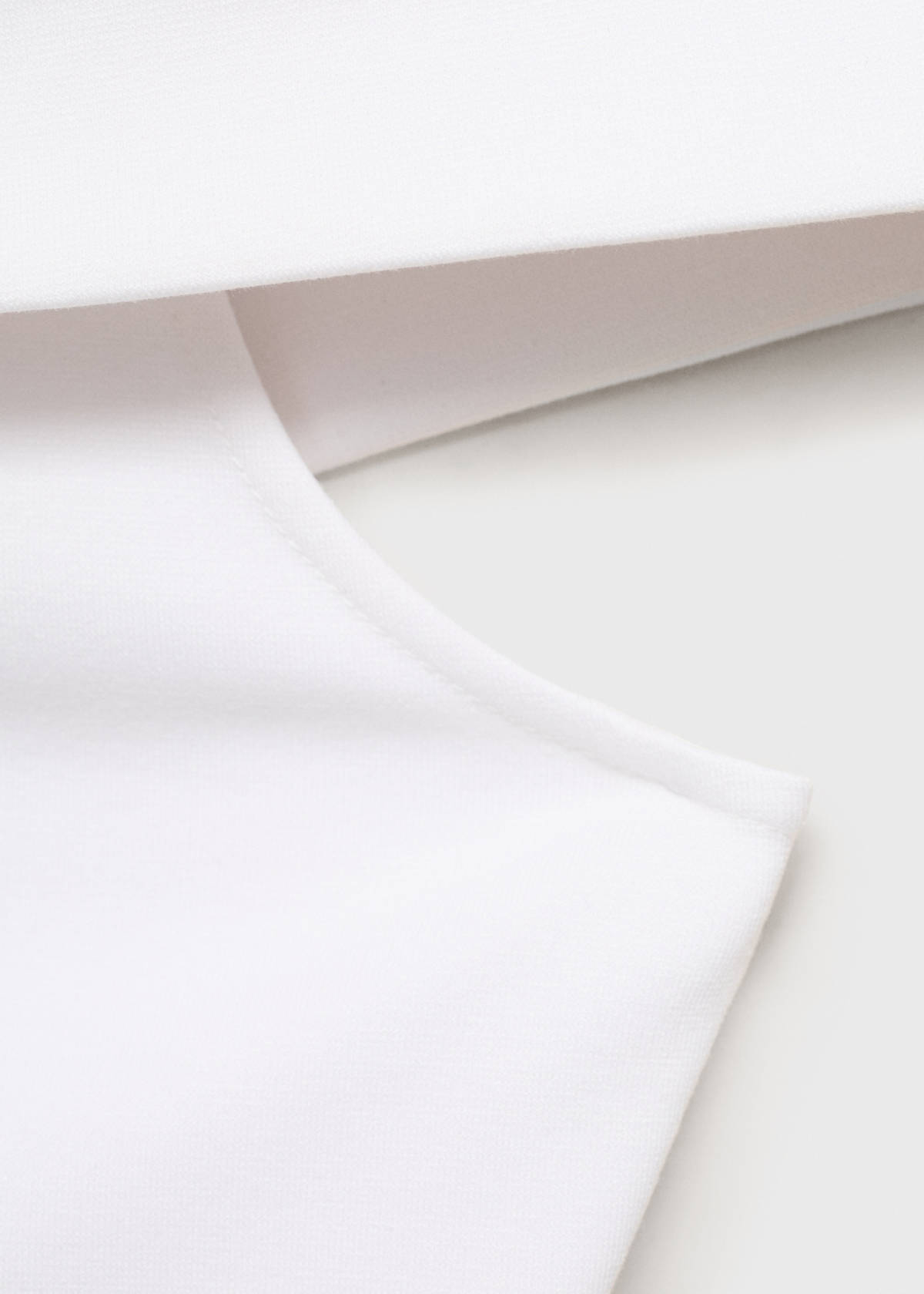 Strapless top — White
