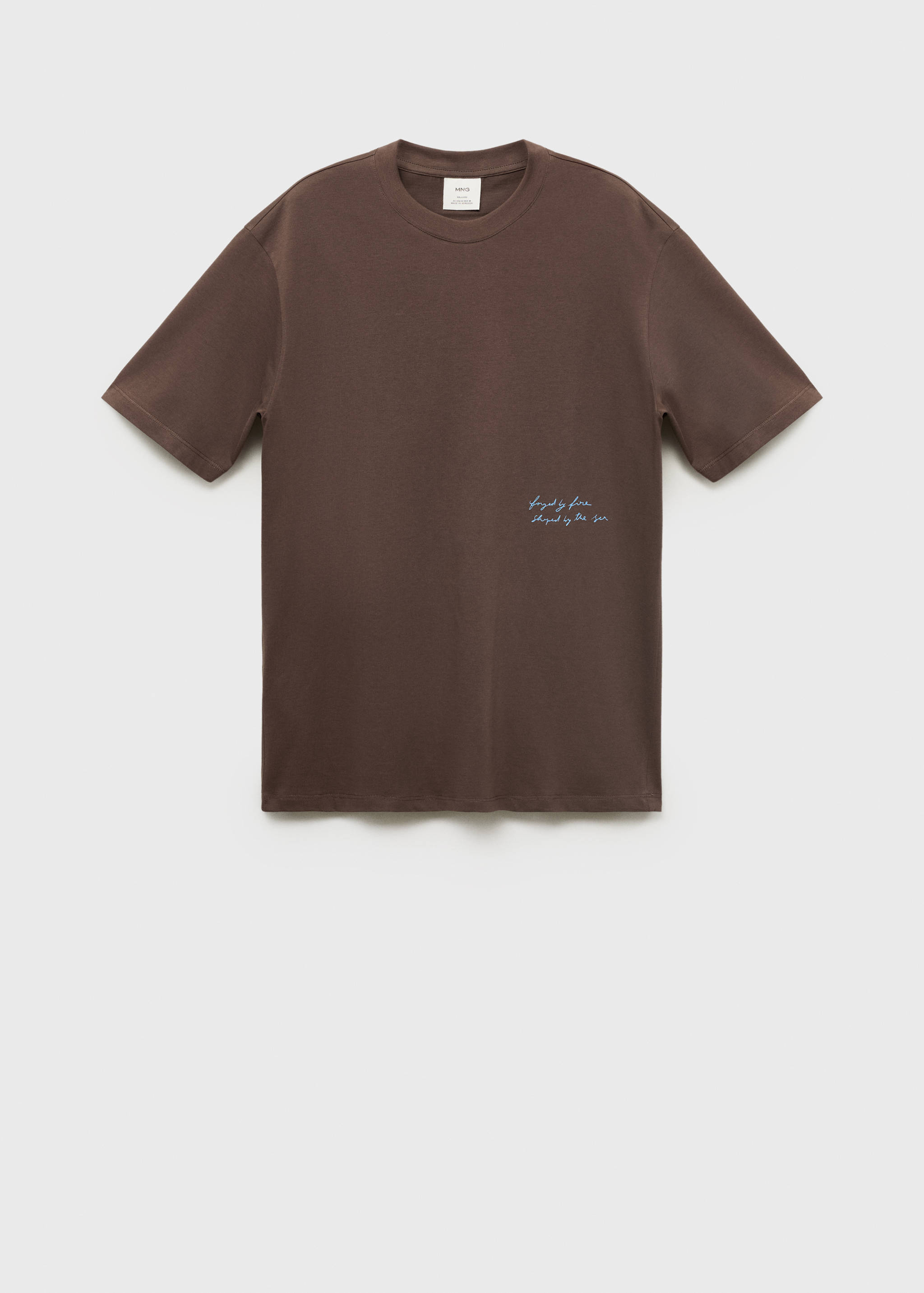 T-shirt with printed patch - Article without model