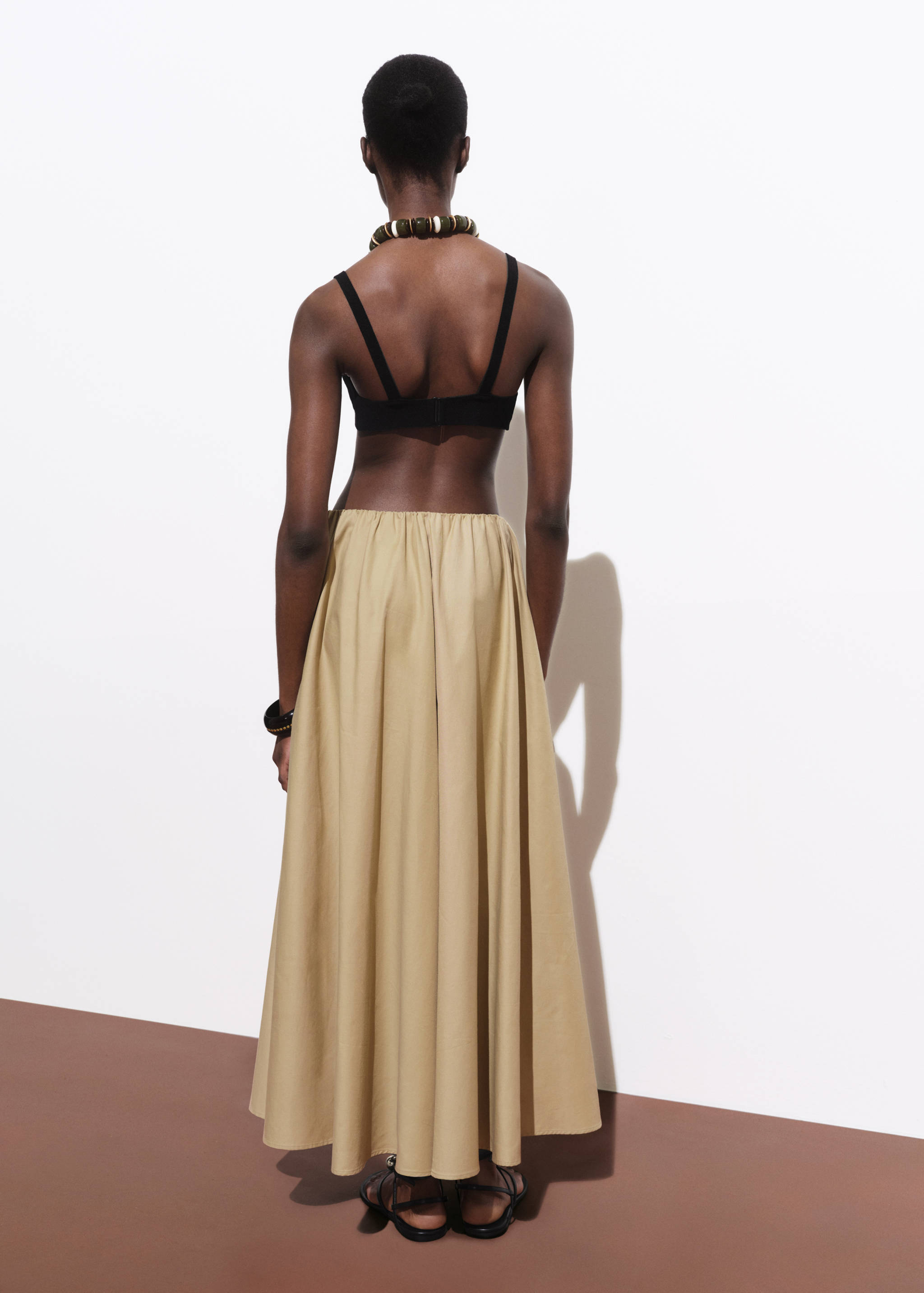 Jupe coton évasée - Verso de l’article