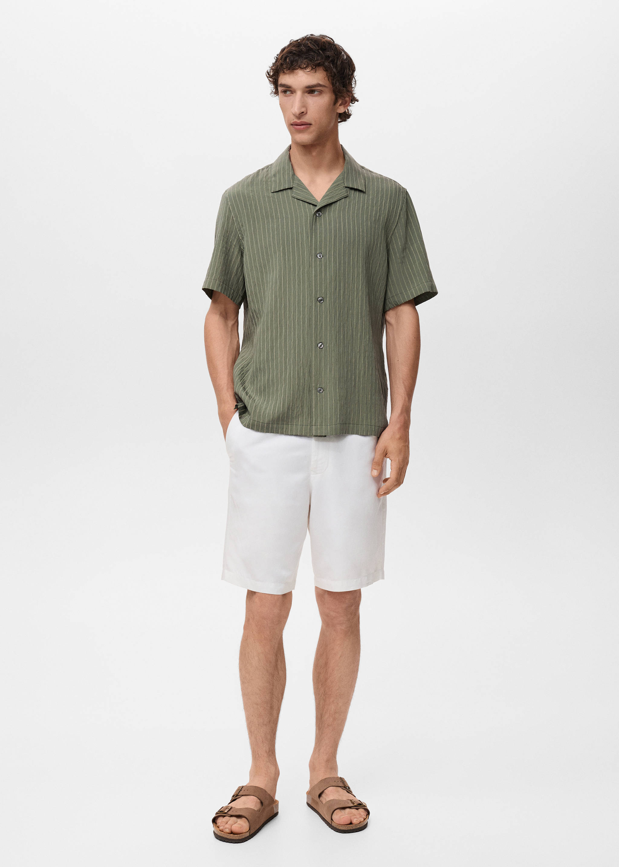 Short sleeve striped shirt - General plane
