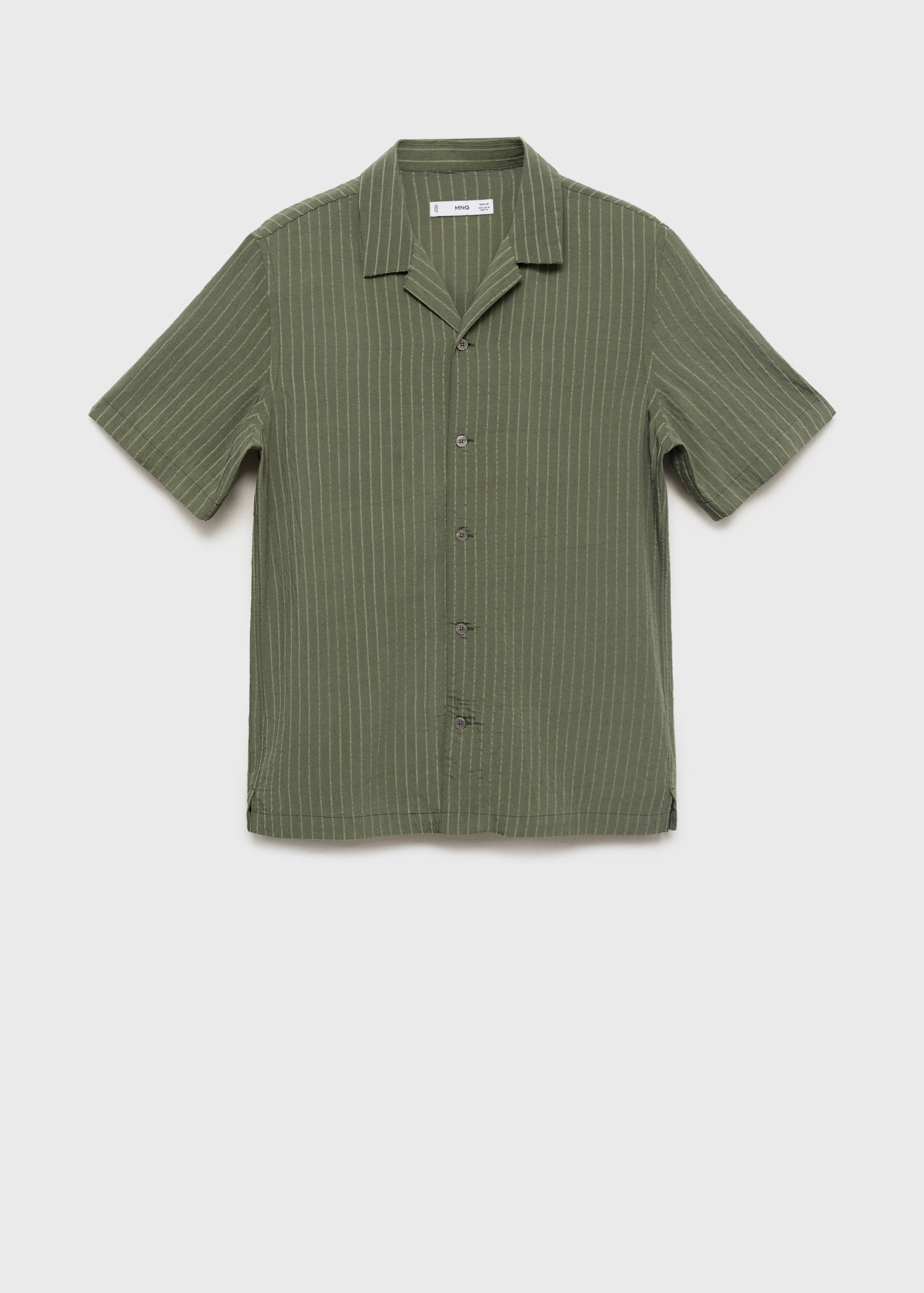 Short sleeve striped shirt - Article without model