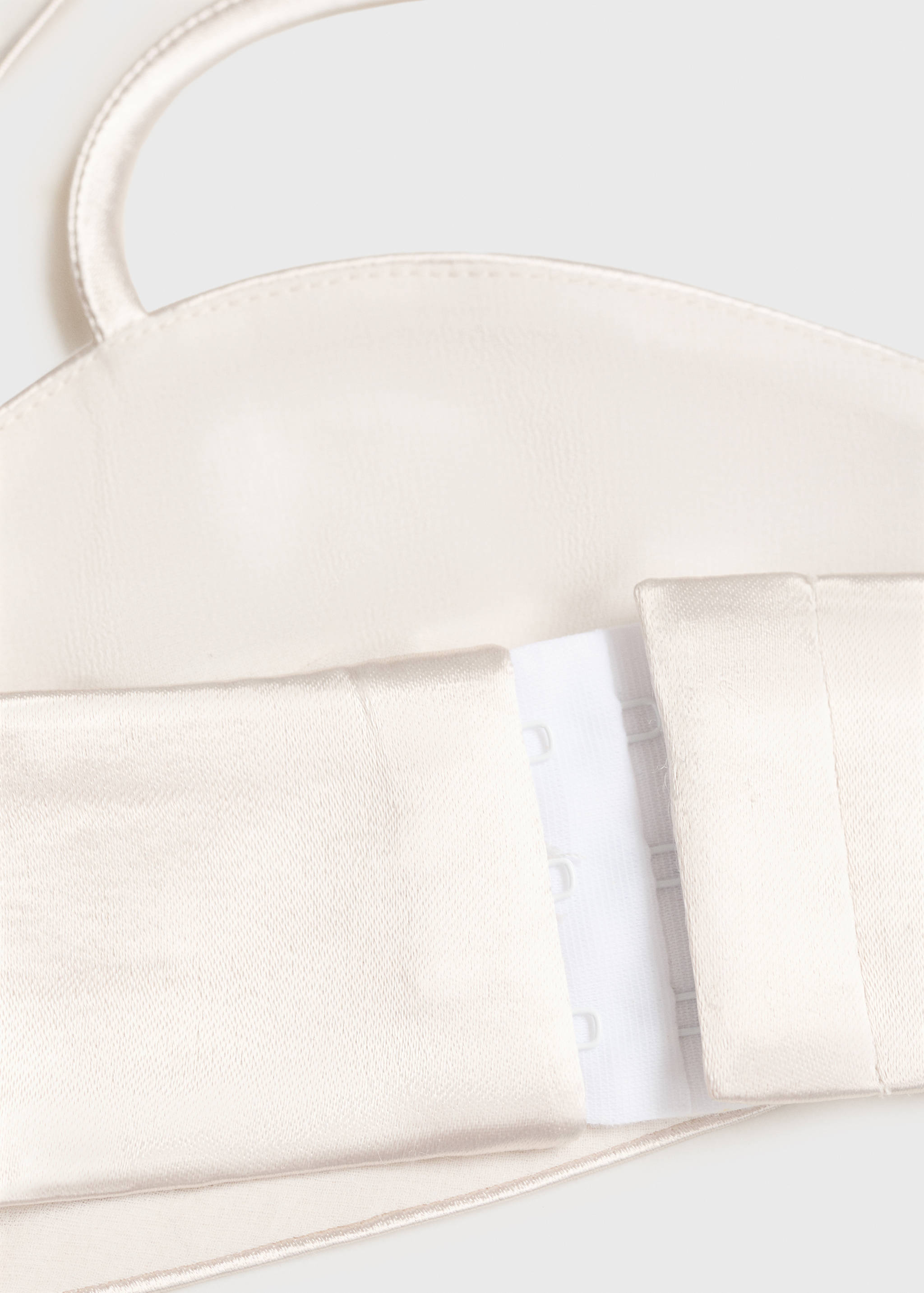 Satin crop top - Details of the article 0