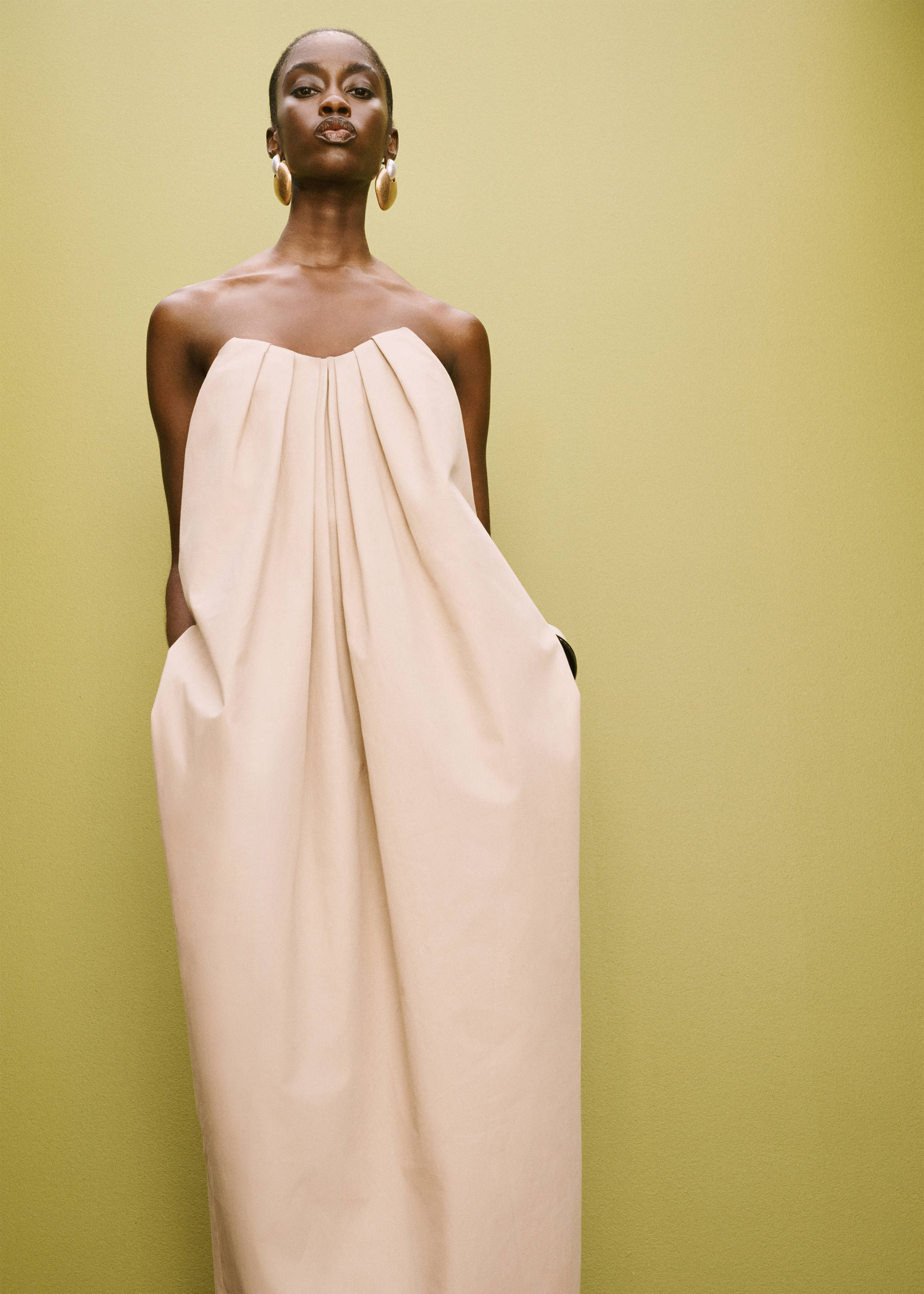 Robe longue décolleté en cœur - Détail de l'article 6