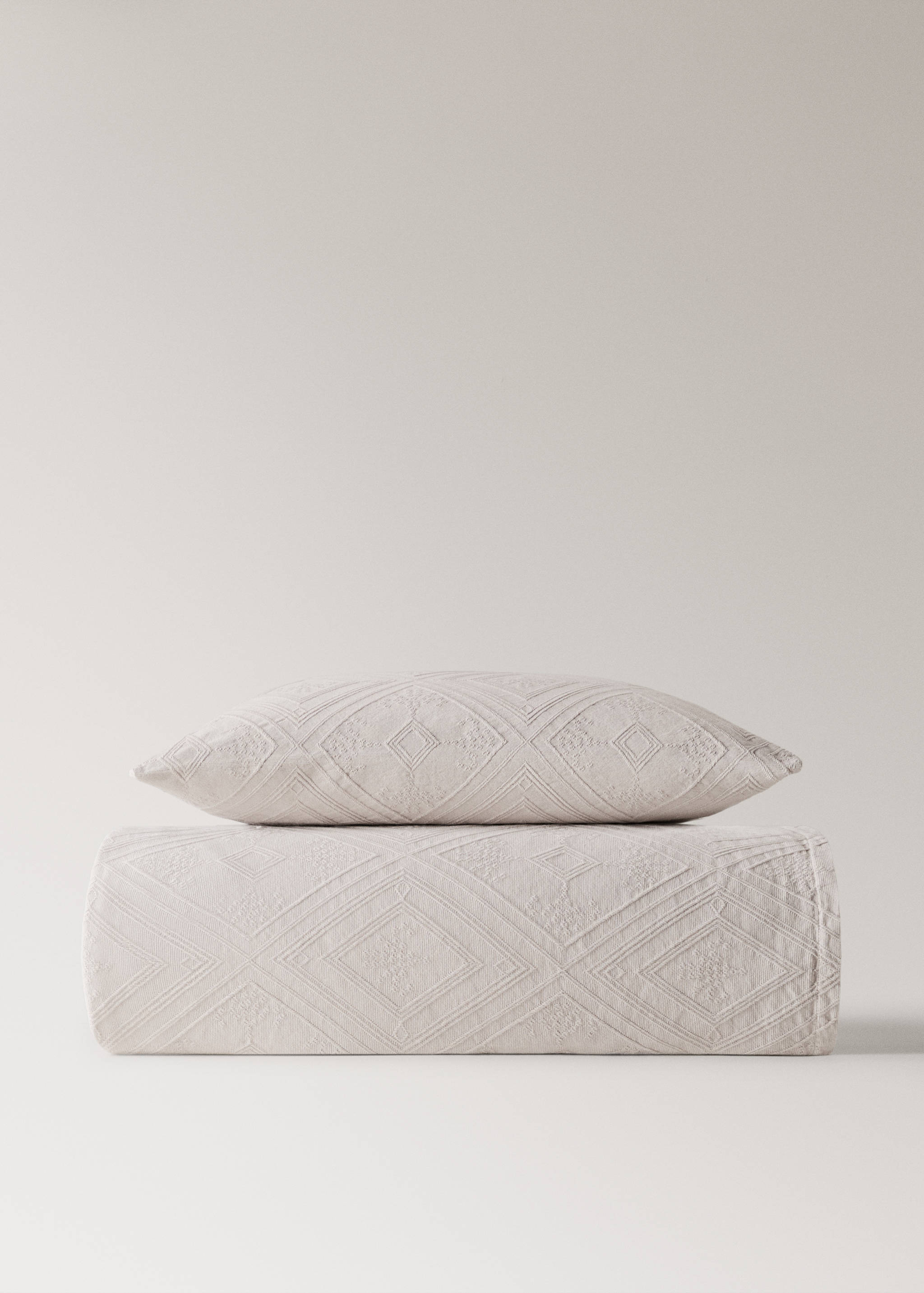 Cotton jacquard bedspread for 180/200 cm bed - Details of the article 3
