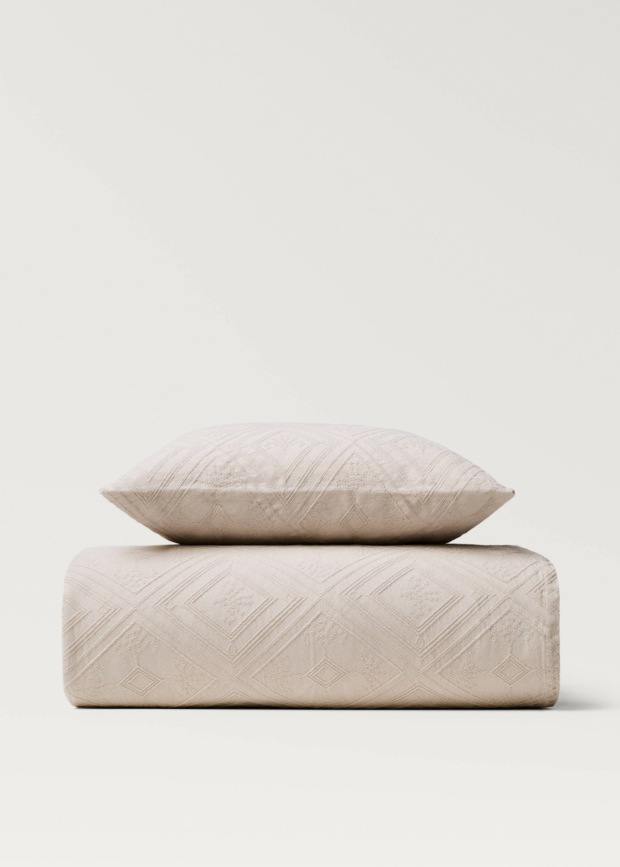 Cotton jacquard bedspread for 180/200 cm bed - Details of the article 4