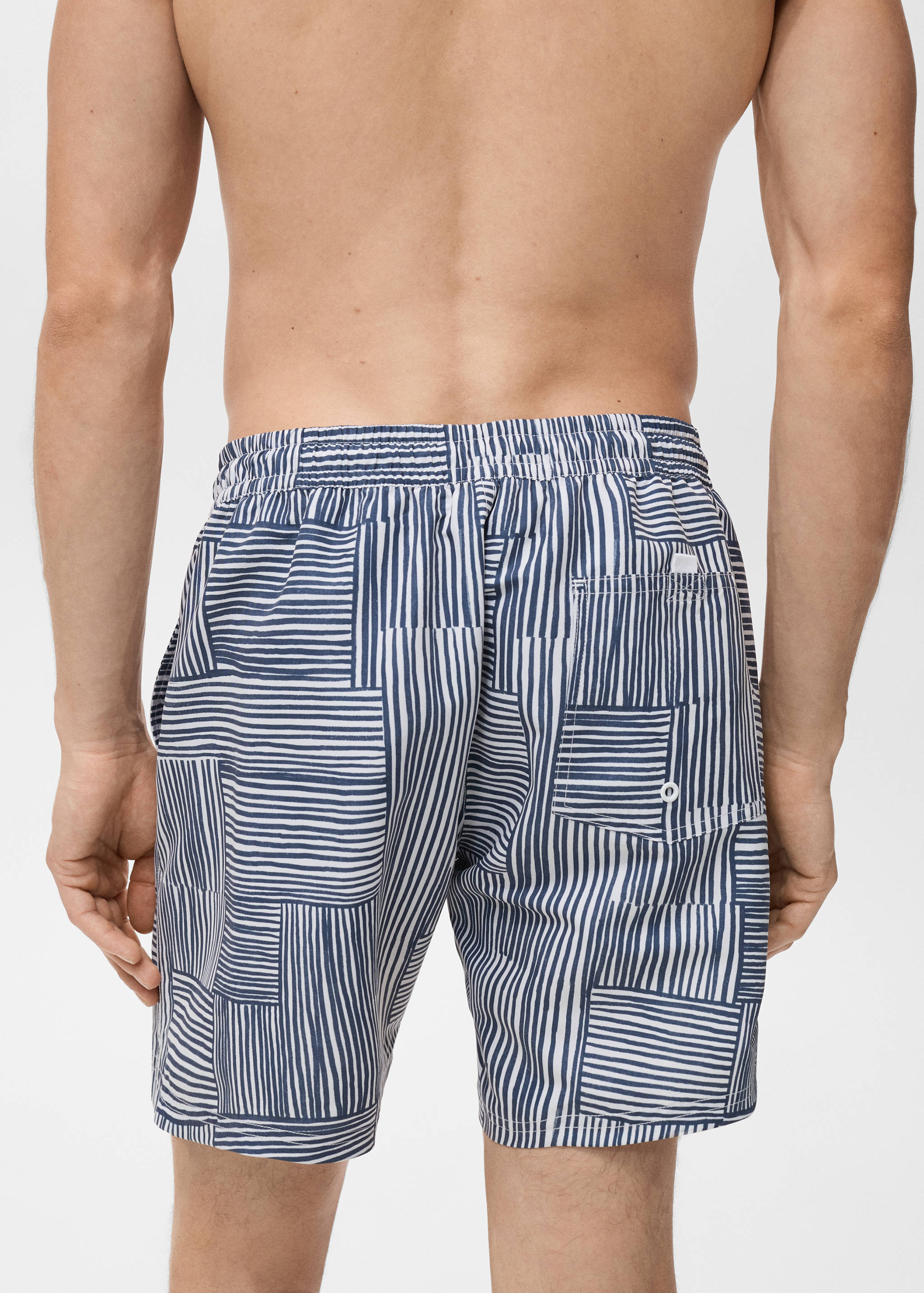 Плавательные шорты в полоску - Деталь изделия 6