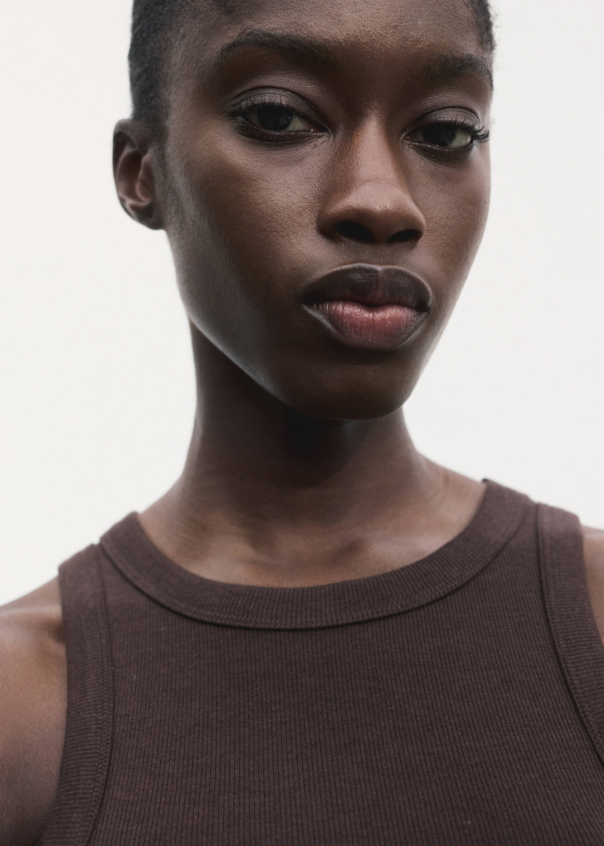 Top côtelé en coton - Détail de l'article 6