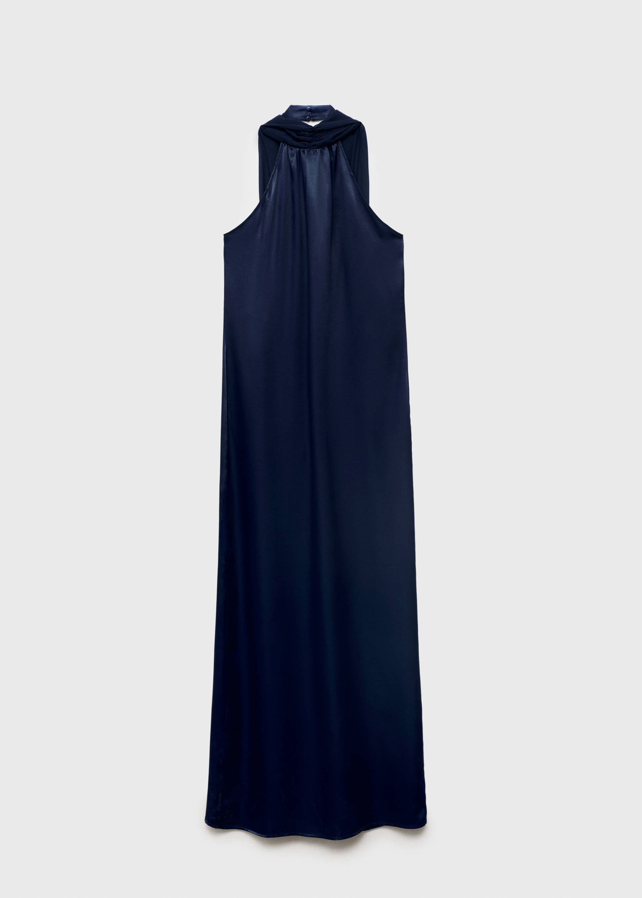 Robe satinée emmanchures américaines - Article sans modèle