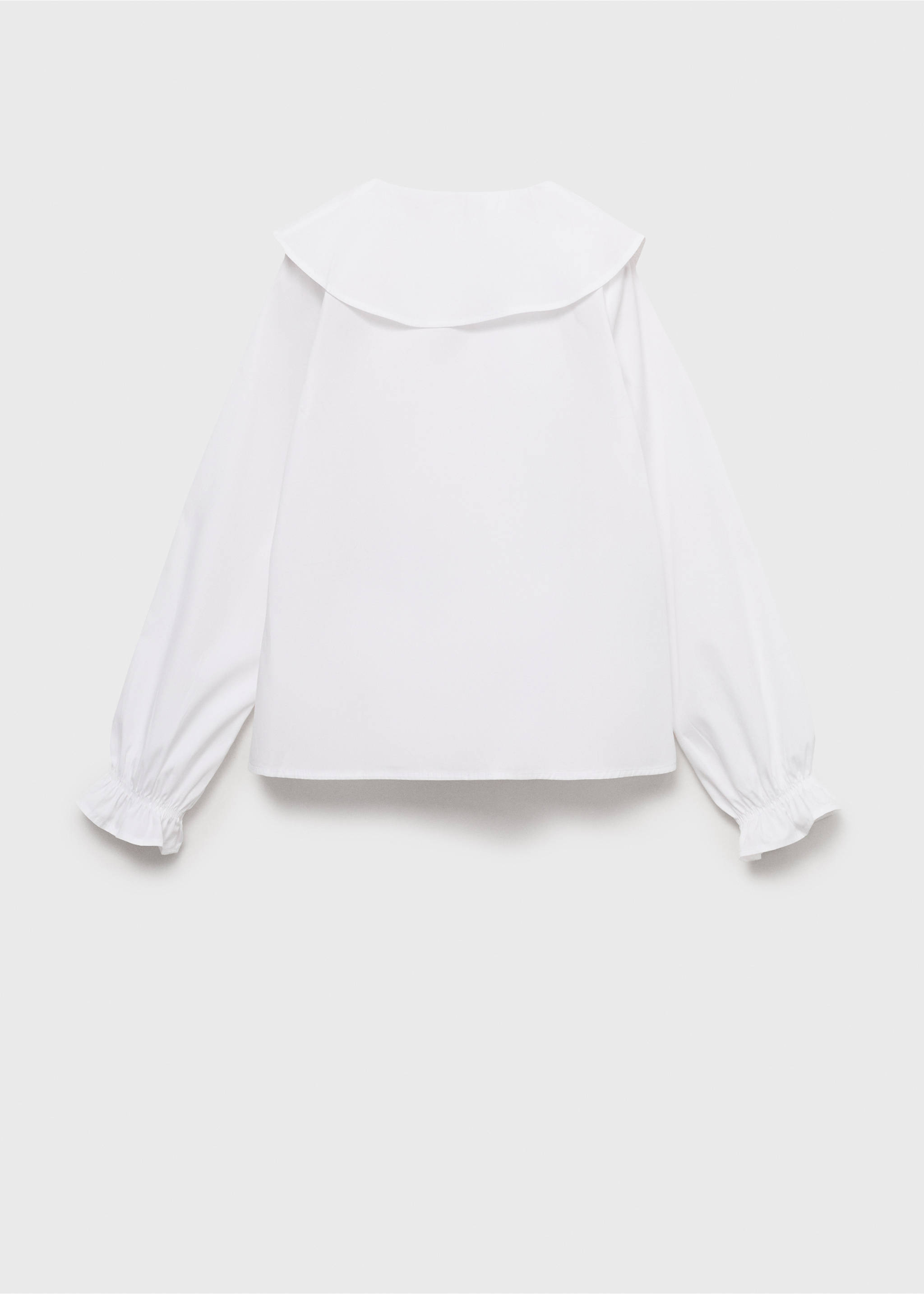 荷叶边细节衬衫 - null, 白色. Ref: 17021516-00.