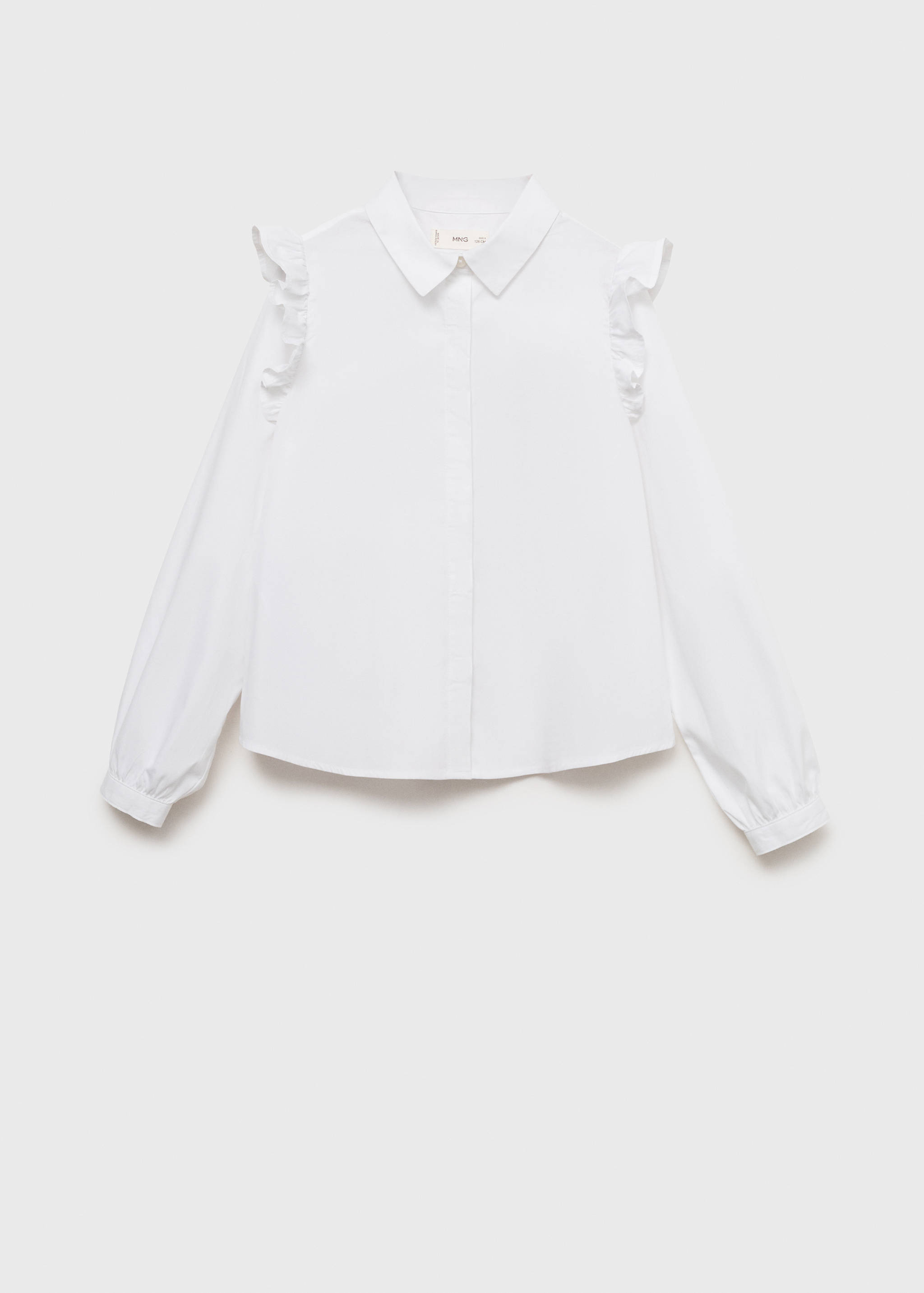 Shirt with ruffle detail - Article without model