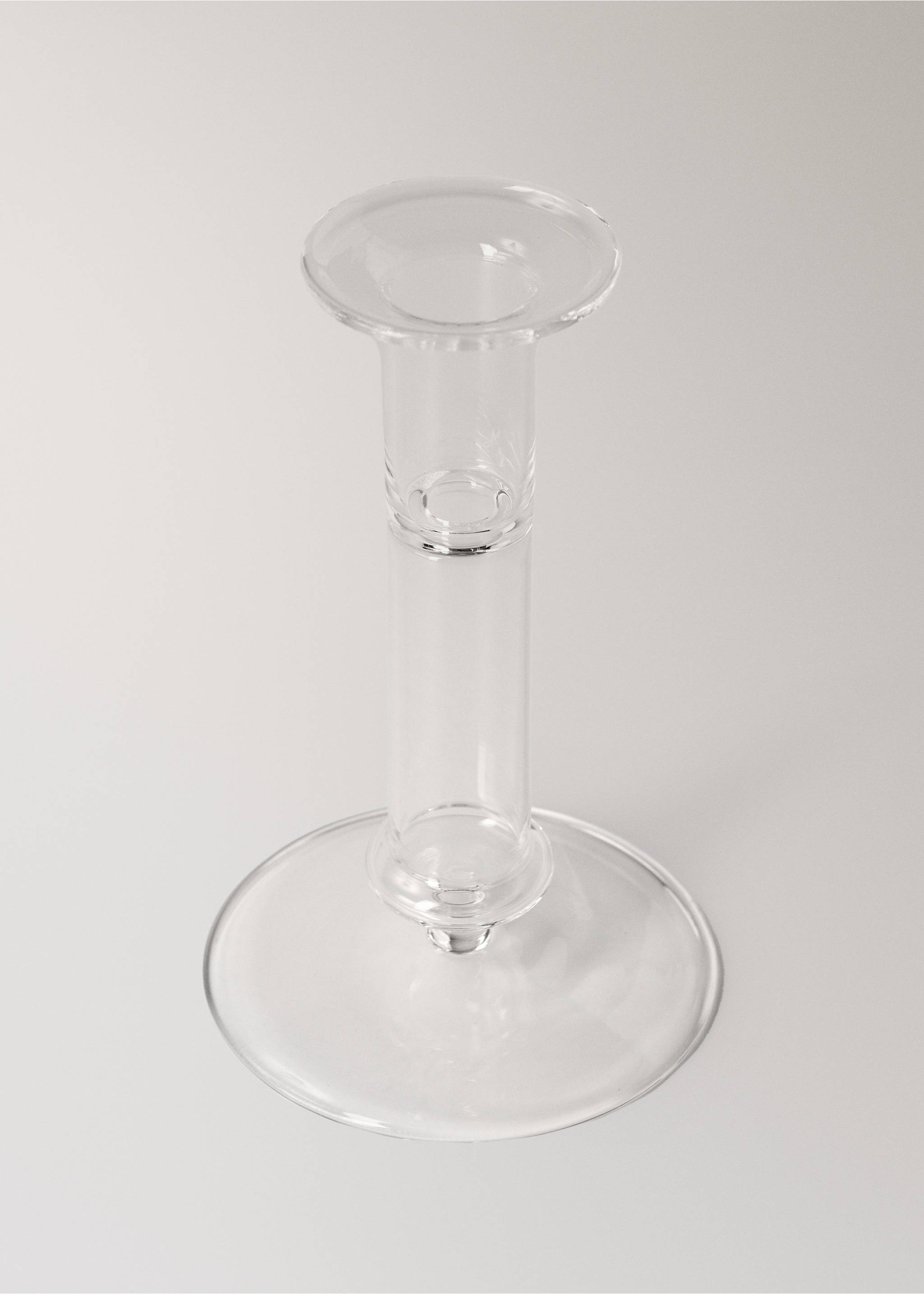 Borosilicate candelabra - Details of the article 1, Ice Grey. Ref: 17021525-00.