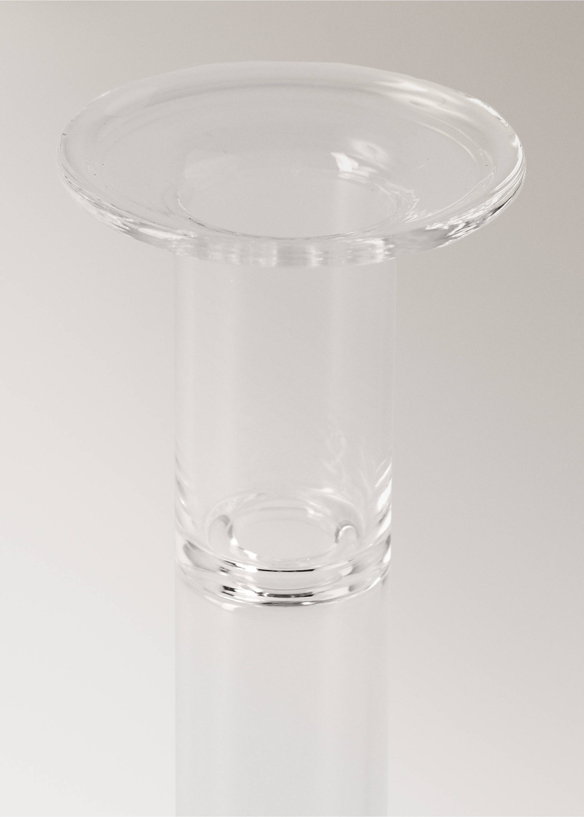 Borosilicate candelabra - Details of the article 2, Ice Grey. Ref: 17021525-00.