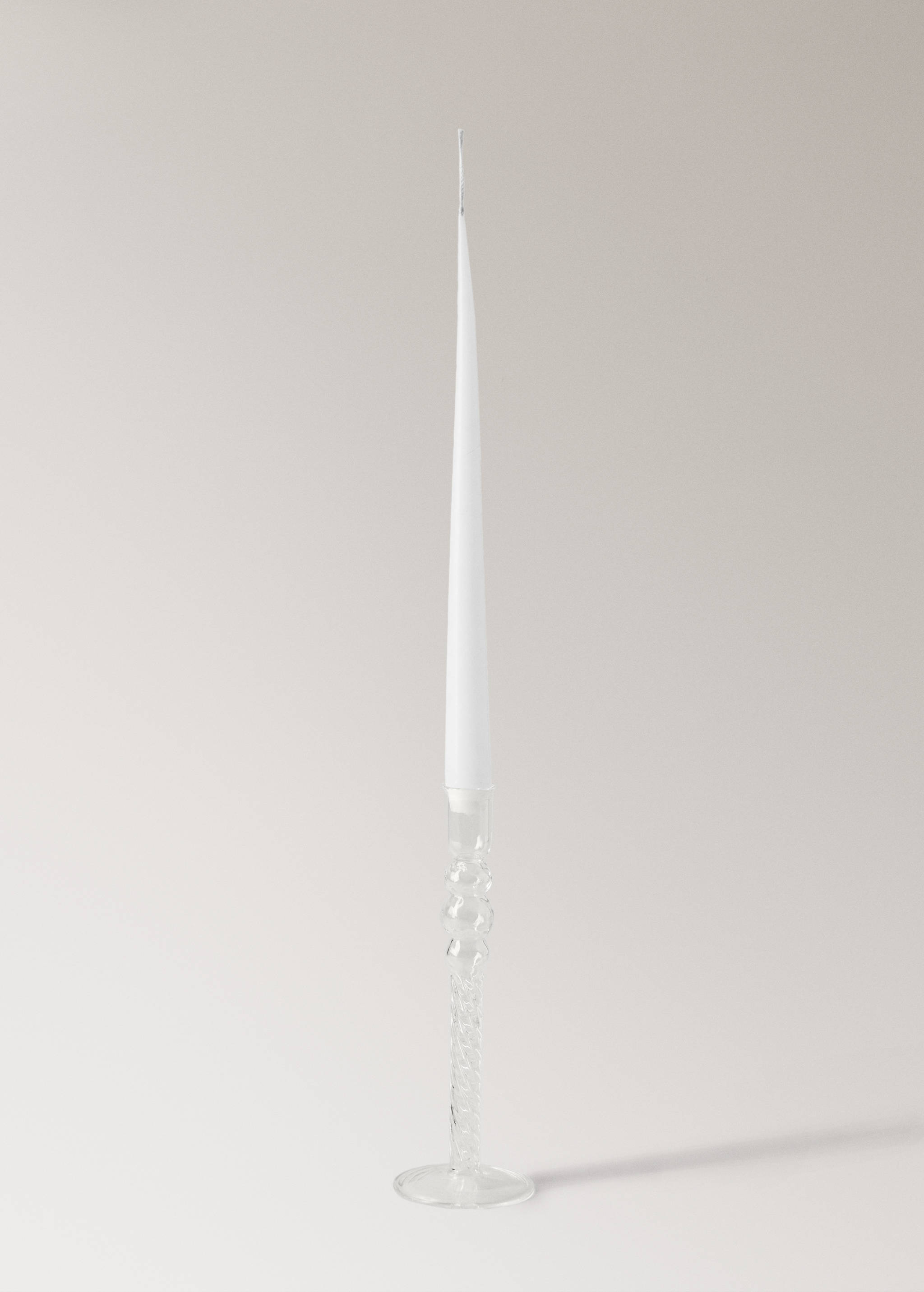 Spiraalvormige kandelaar van boriumsilicaat - Detail van het artikel 3