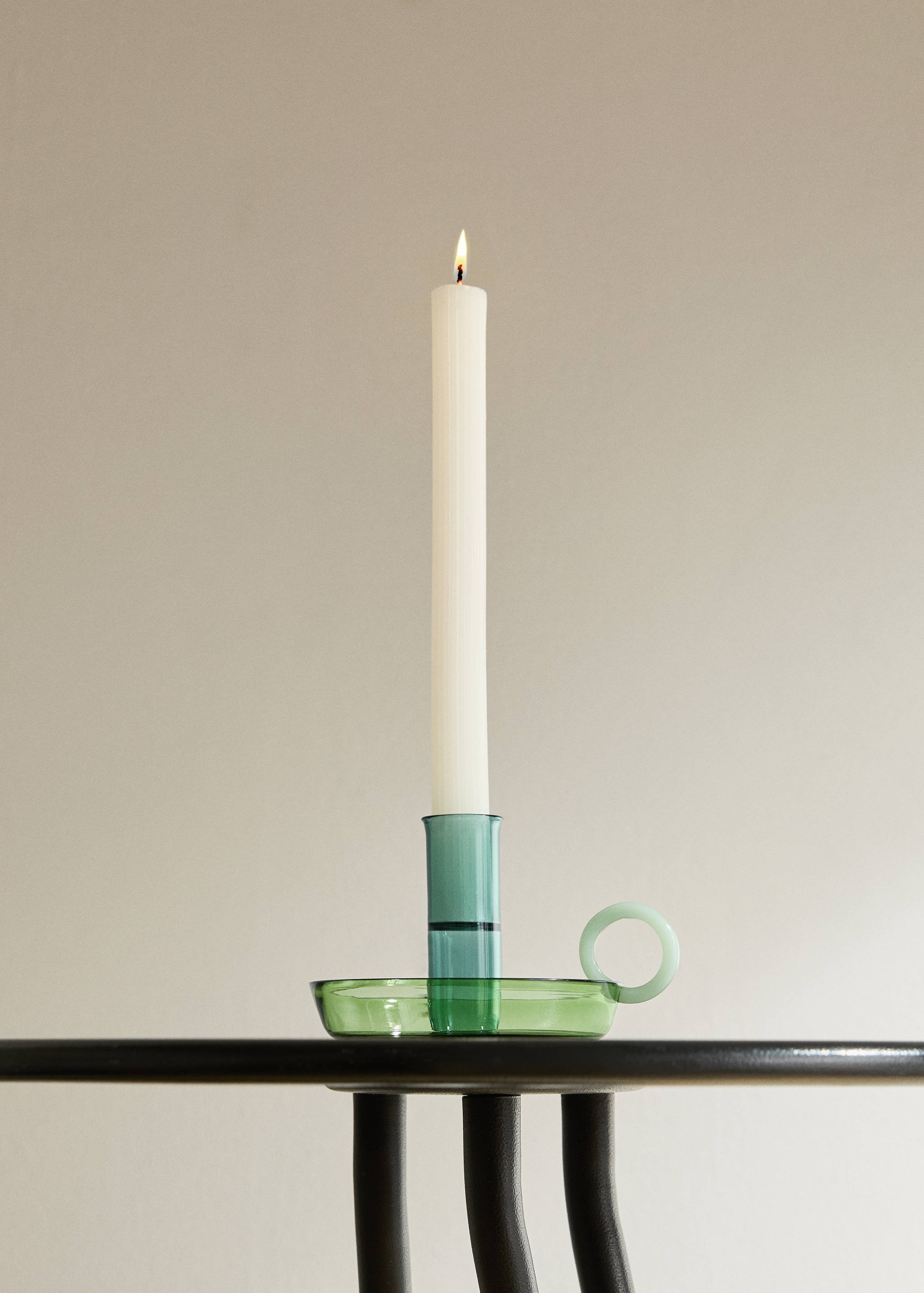 Canelobre borosilicat nansa bicolor - Pla general