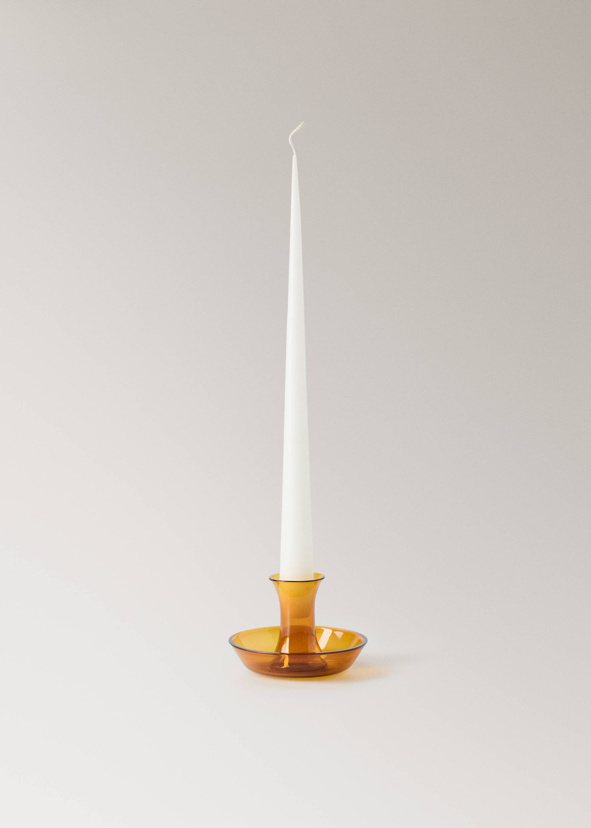 Borosilicate coloured glass candelabra - Details of the article 3