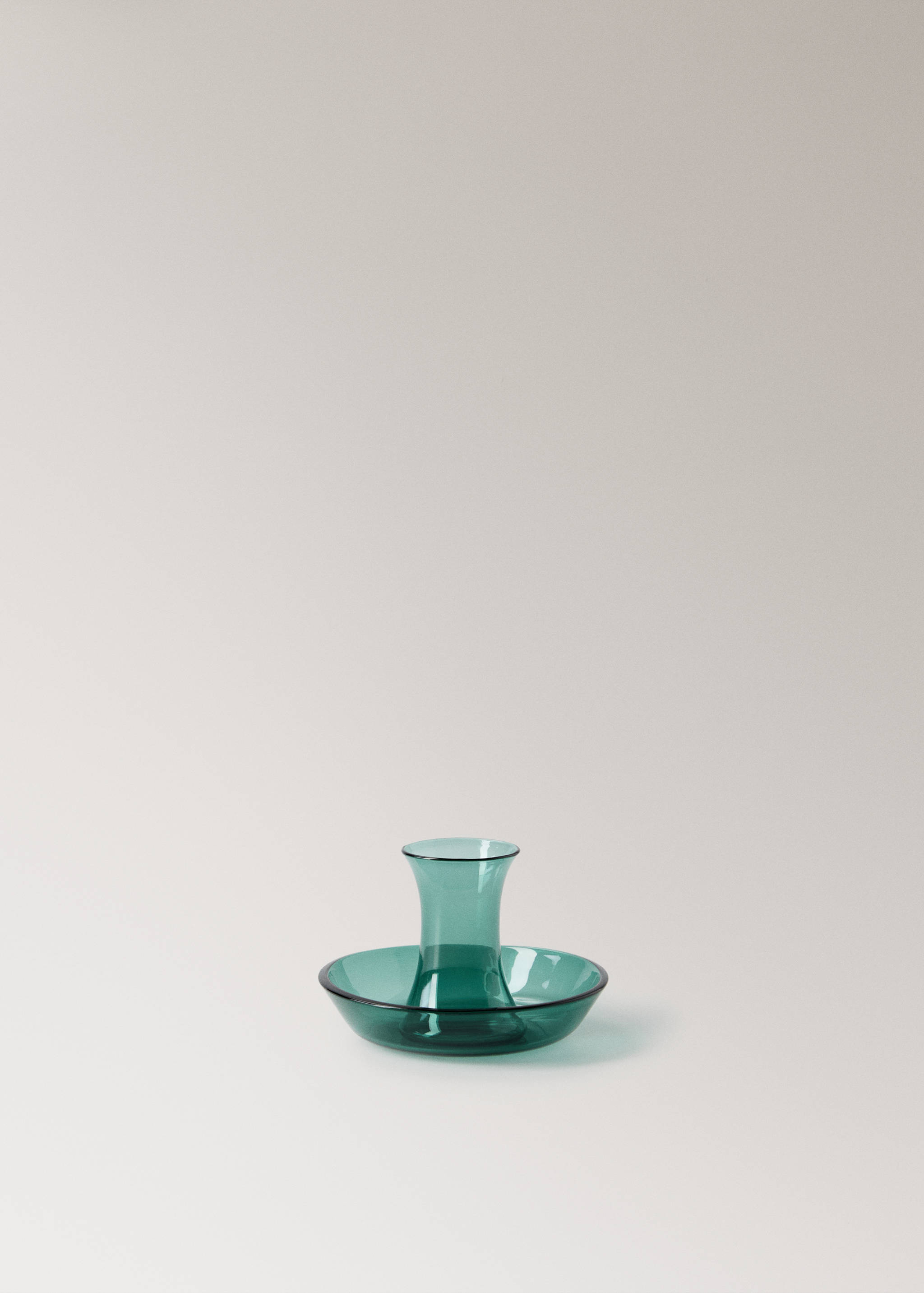 Borosilicate coloured glass candelabra - Article without model