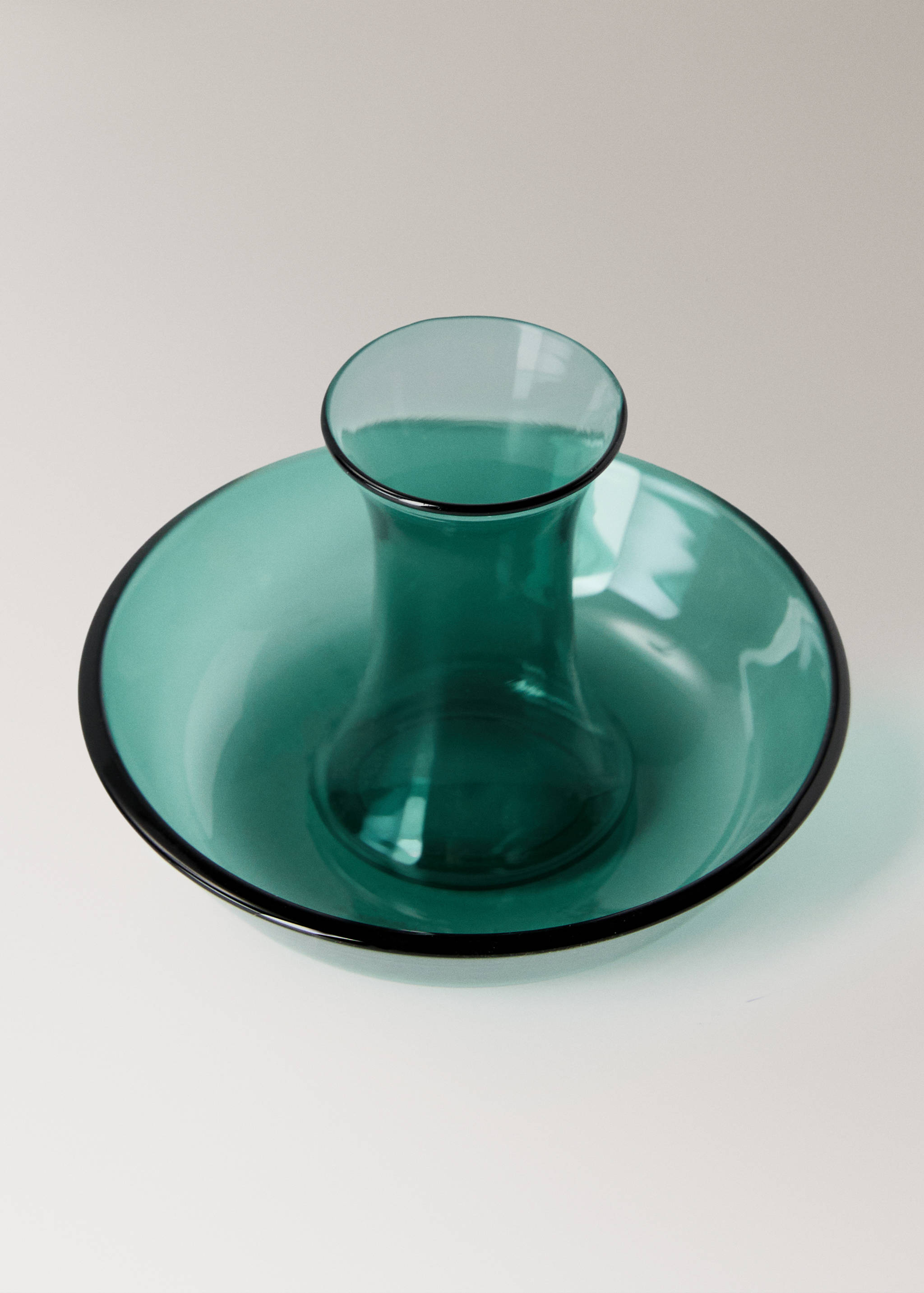 Borosilicate coloured glass candelabra - Details of the article 1