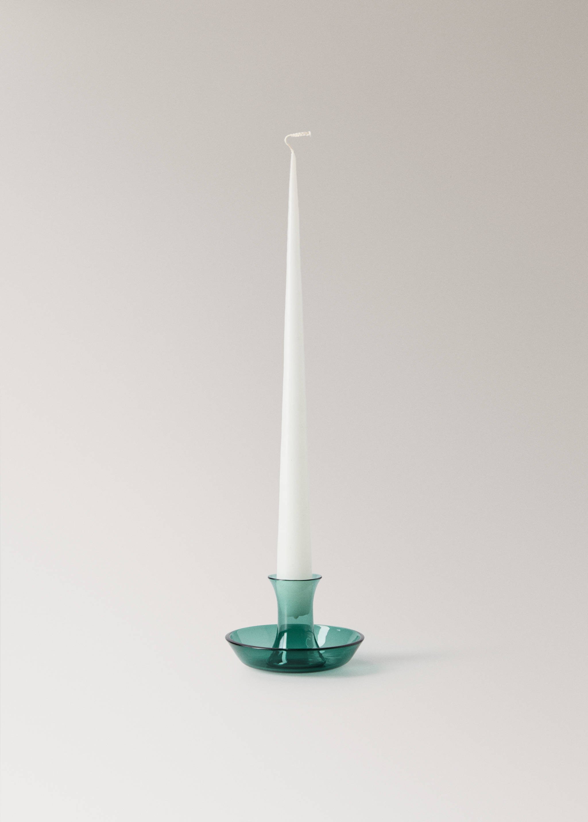 Borosilicate coloured glass candelabra - Details of the article 3