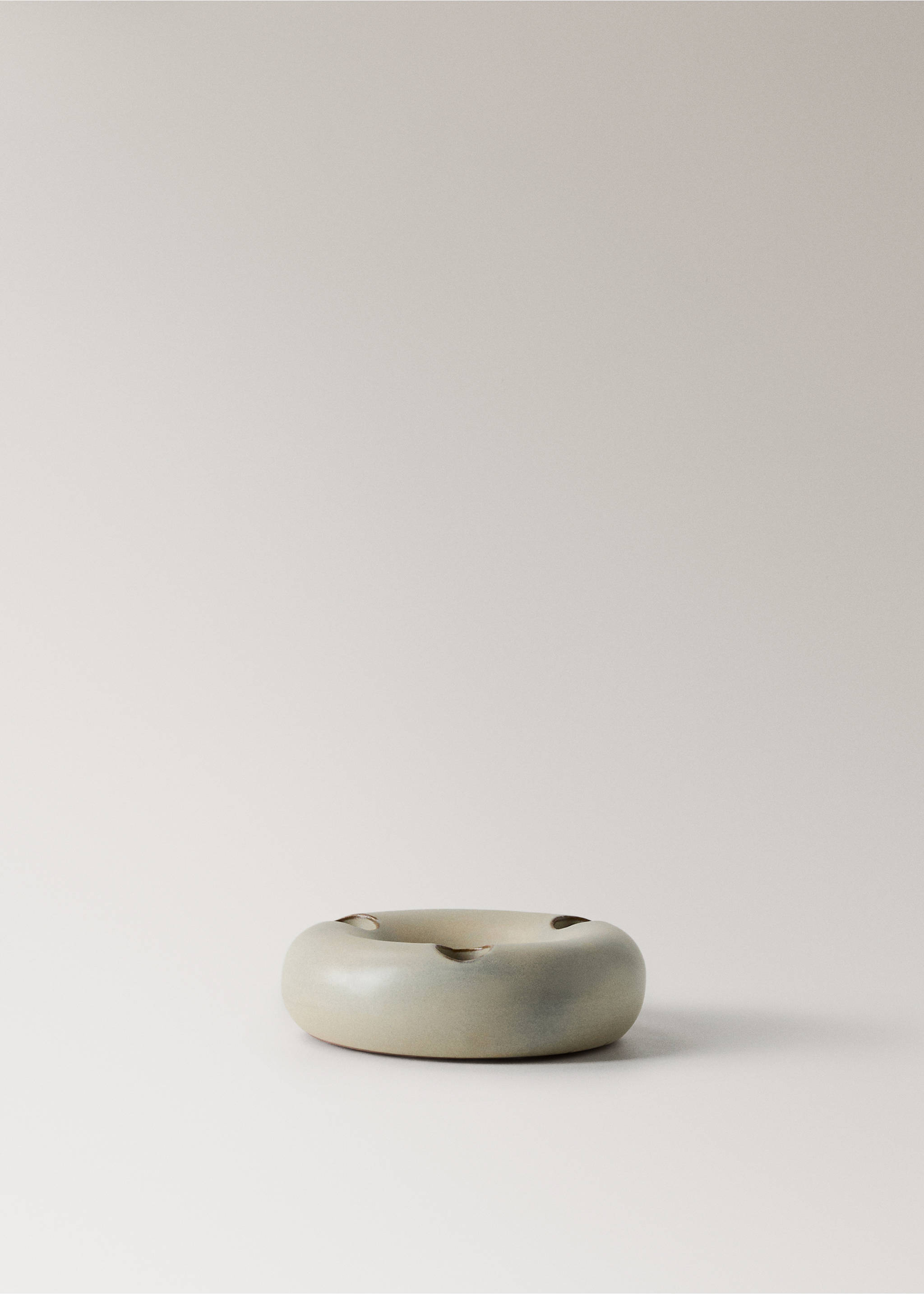 Round stoneware chandelier - Article without model, White. Ref: 17021533-00.