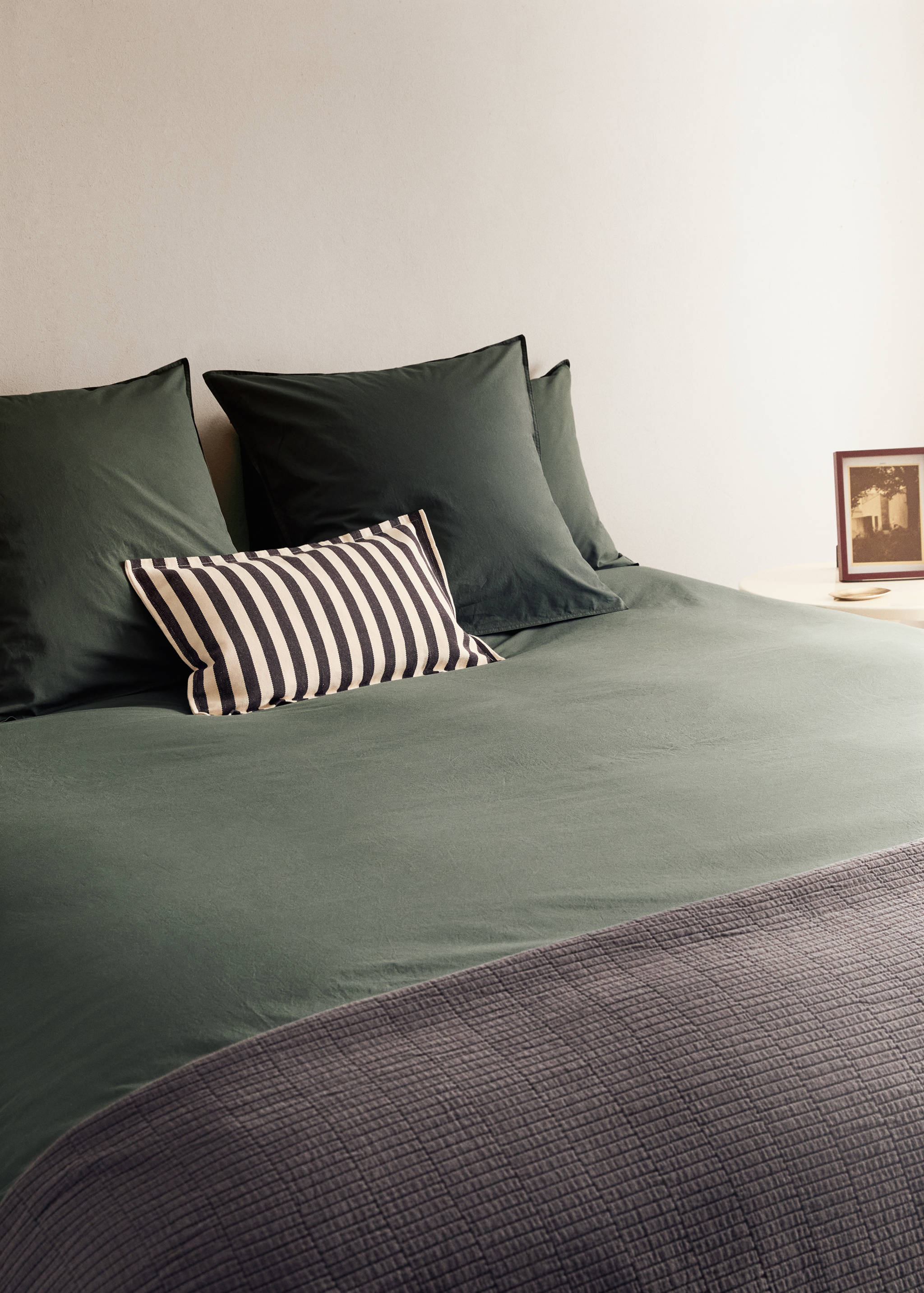 Cotton poplin double-stitched children's duvet cover Queen bed - Details of the article 7