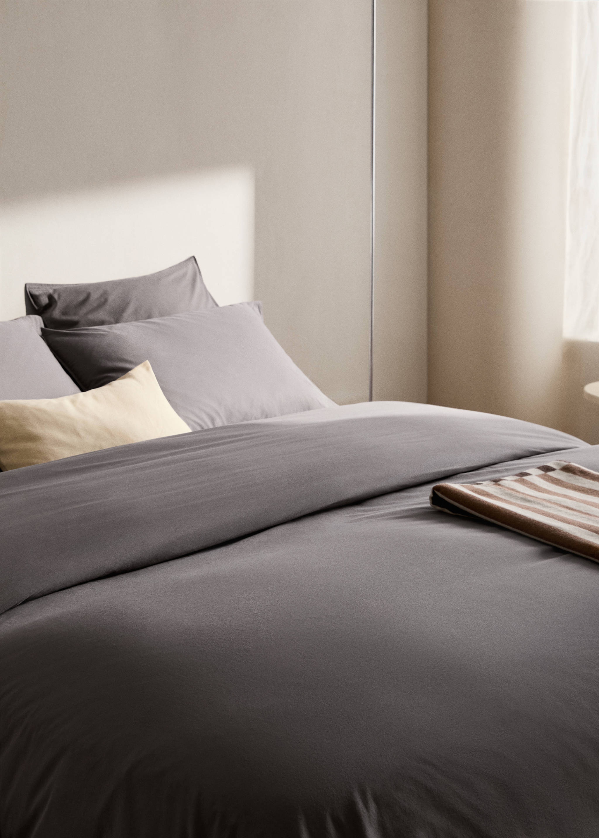 Cotton poplin double-stitched children's duvet cover Queen bed - Details of the article 7