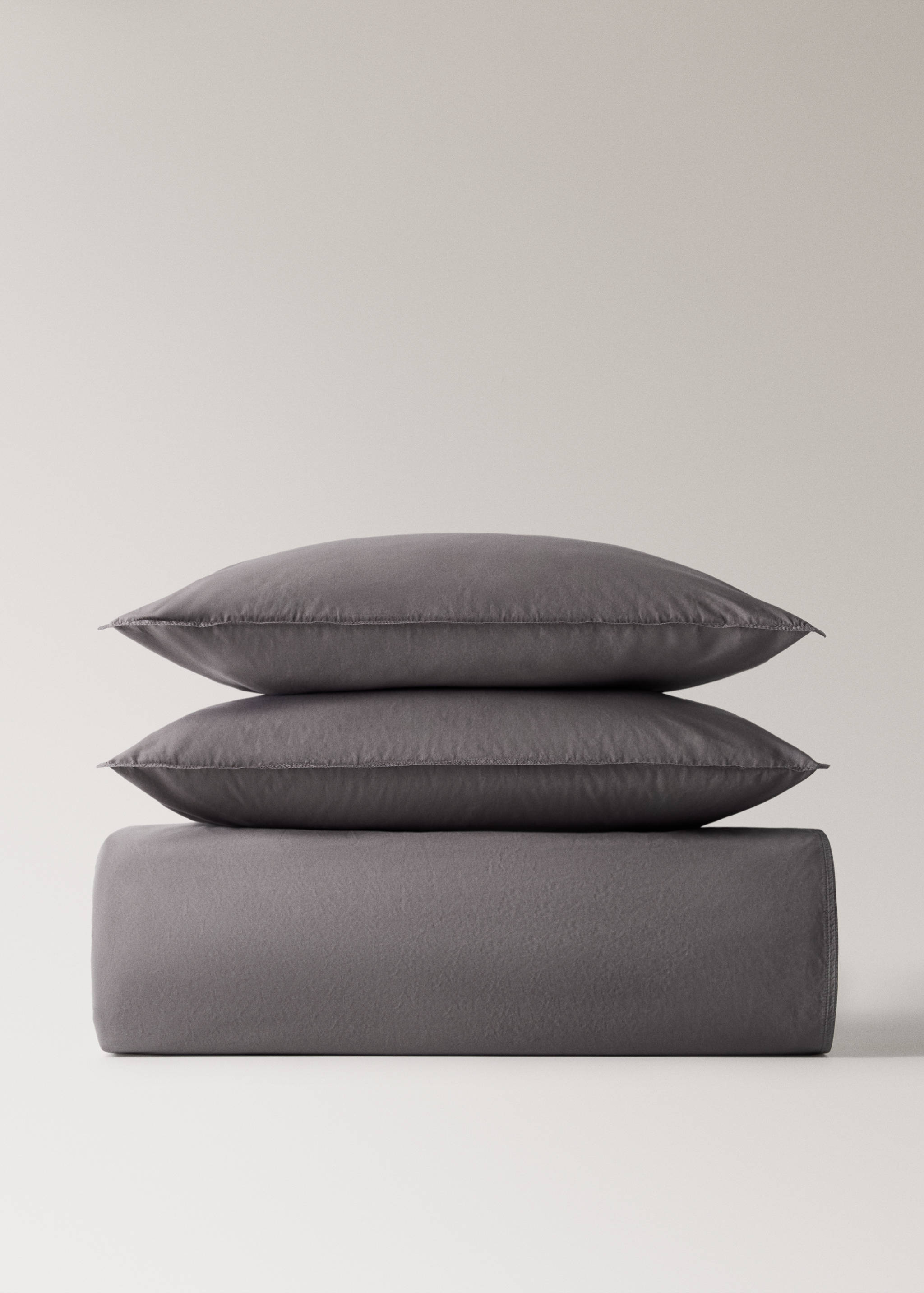 Funda nórdica algodón popelín doble pespunte cama 180/200 cm - Artículo sin modelo