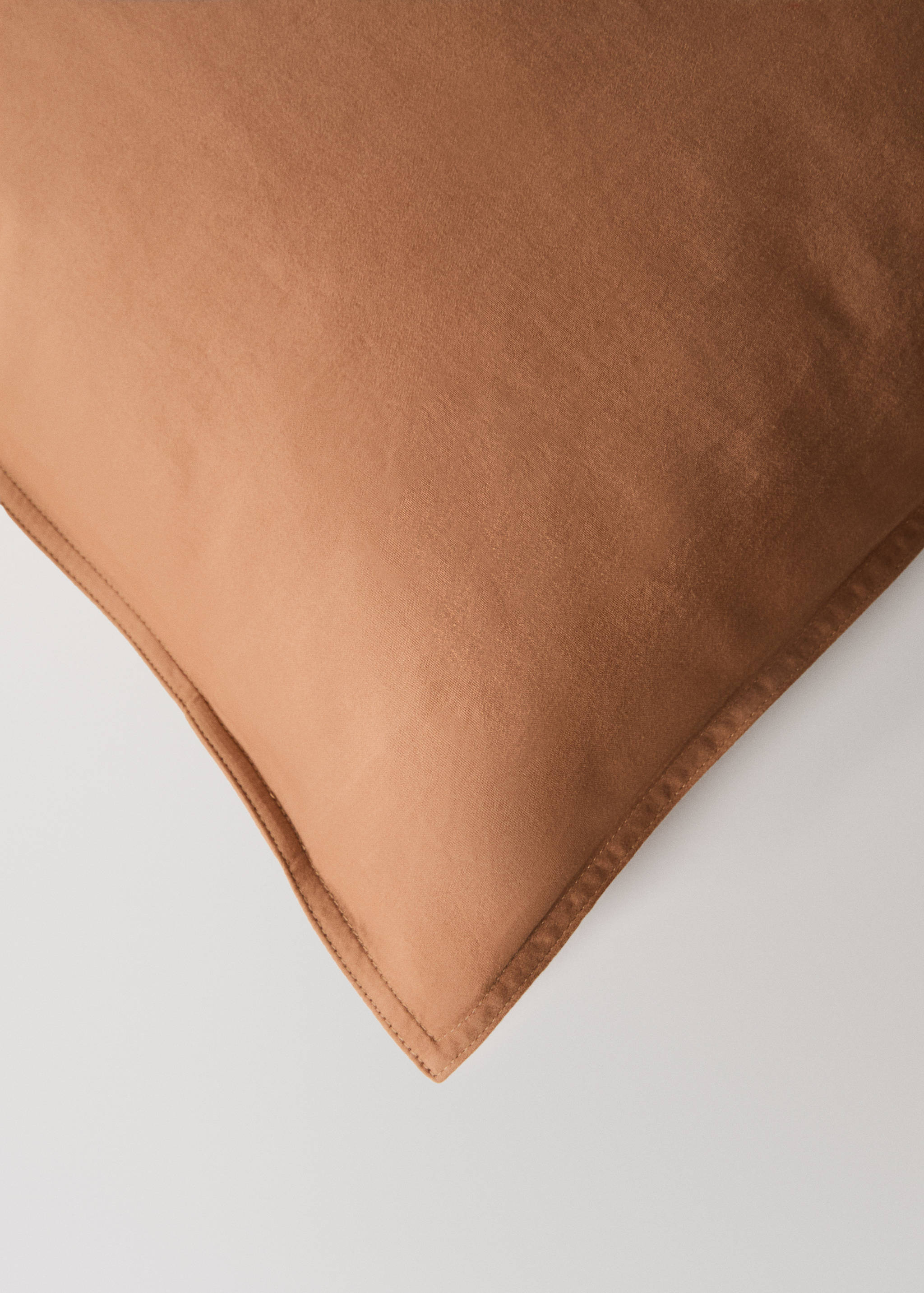 Dekbedovertrek van gewassen satijnkatoen met dubbel stiksel bed 150/160 cm - Detail van het artikel 3