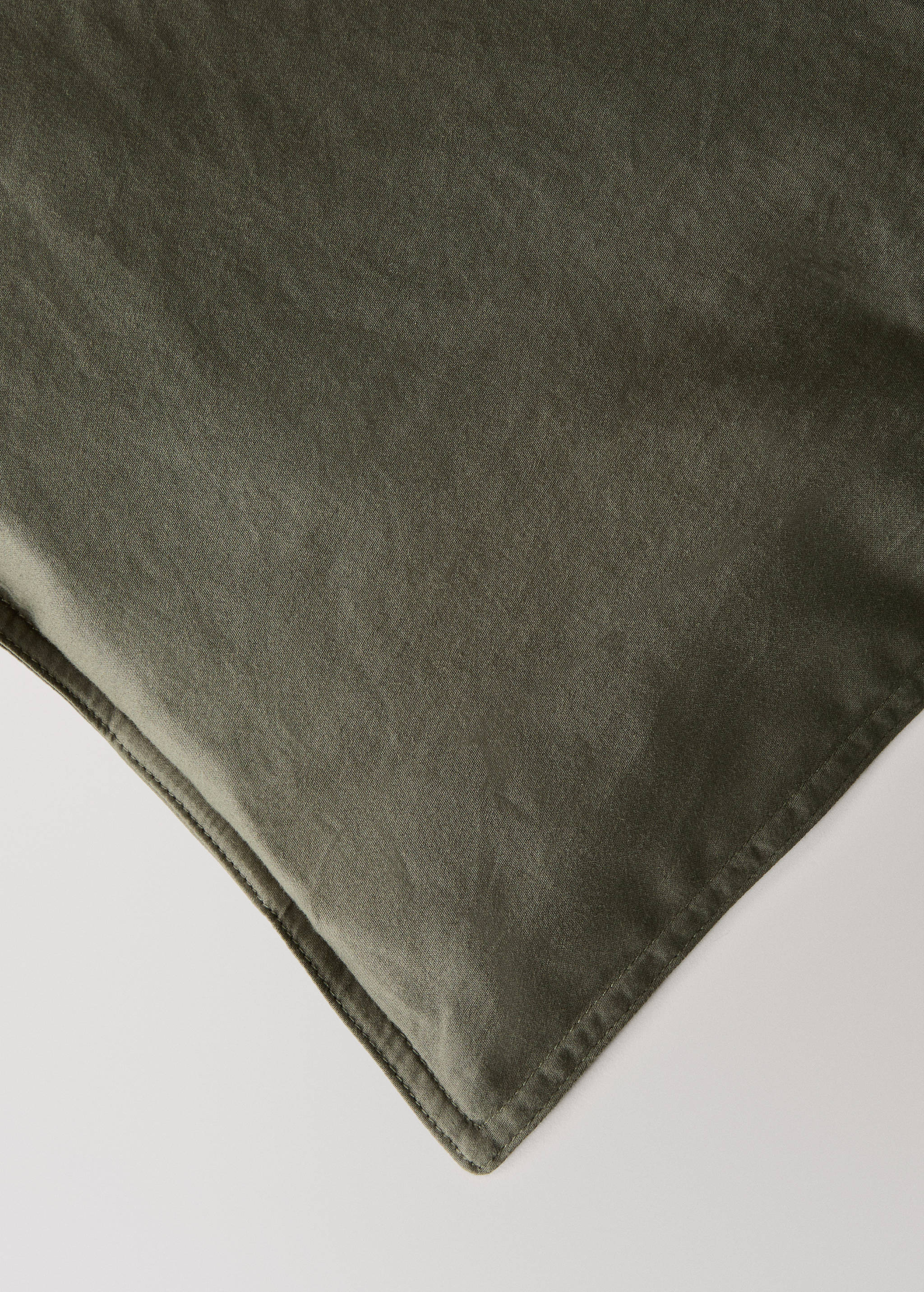 Dekbedovertrek van gewassen satijnkatoen met dubbel stiksel bed 150/160 cm - Detail van het artikel 3