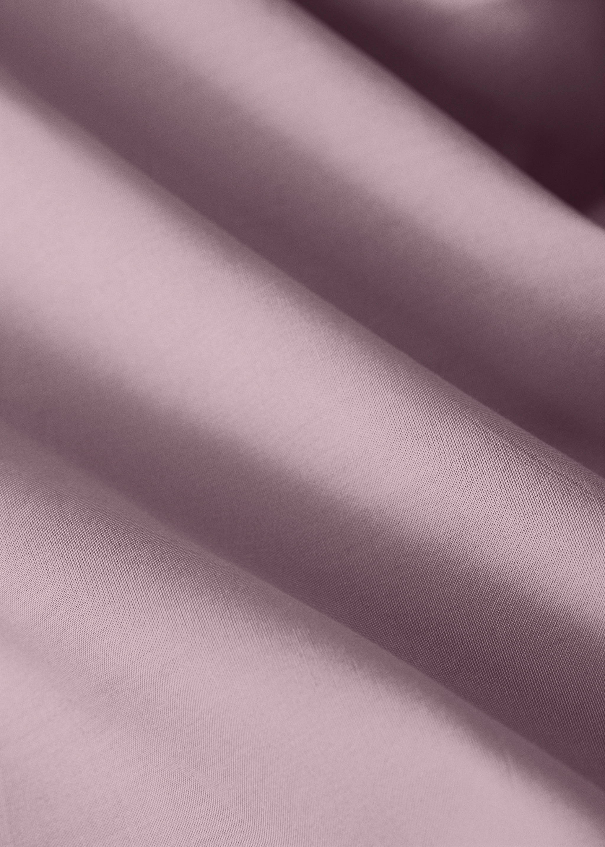 Housse de couette percale de coton 200 fils overlock  contraste lit 135/40 cm - Détail de l'article 2