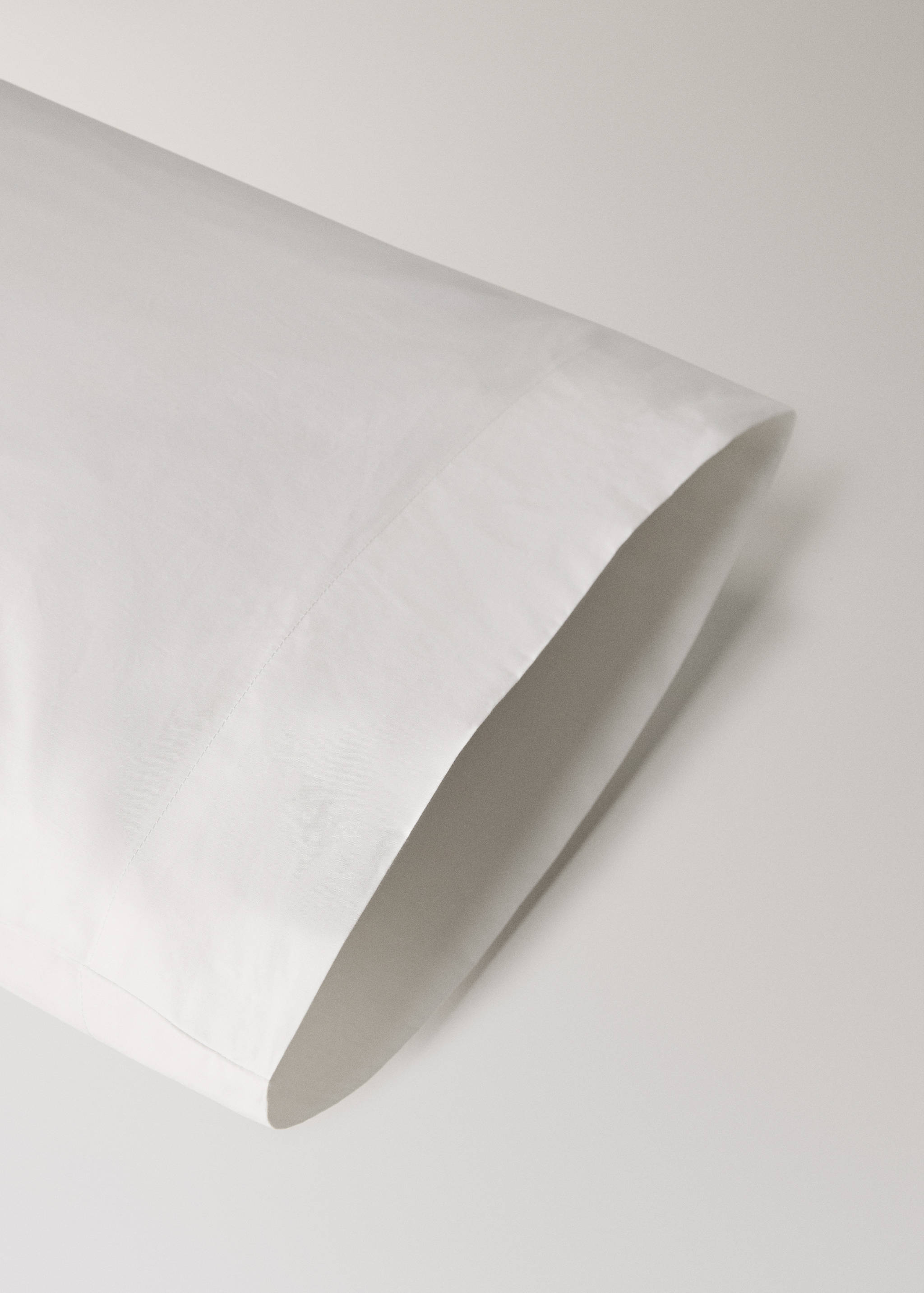 Percale cotton pillowcase 45x110cm - Details of the article 2
