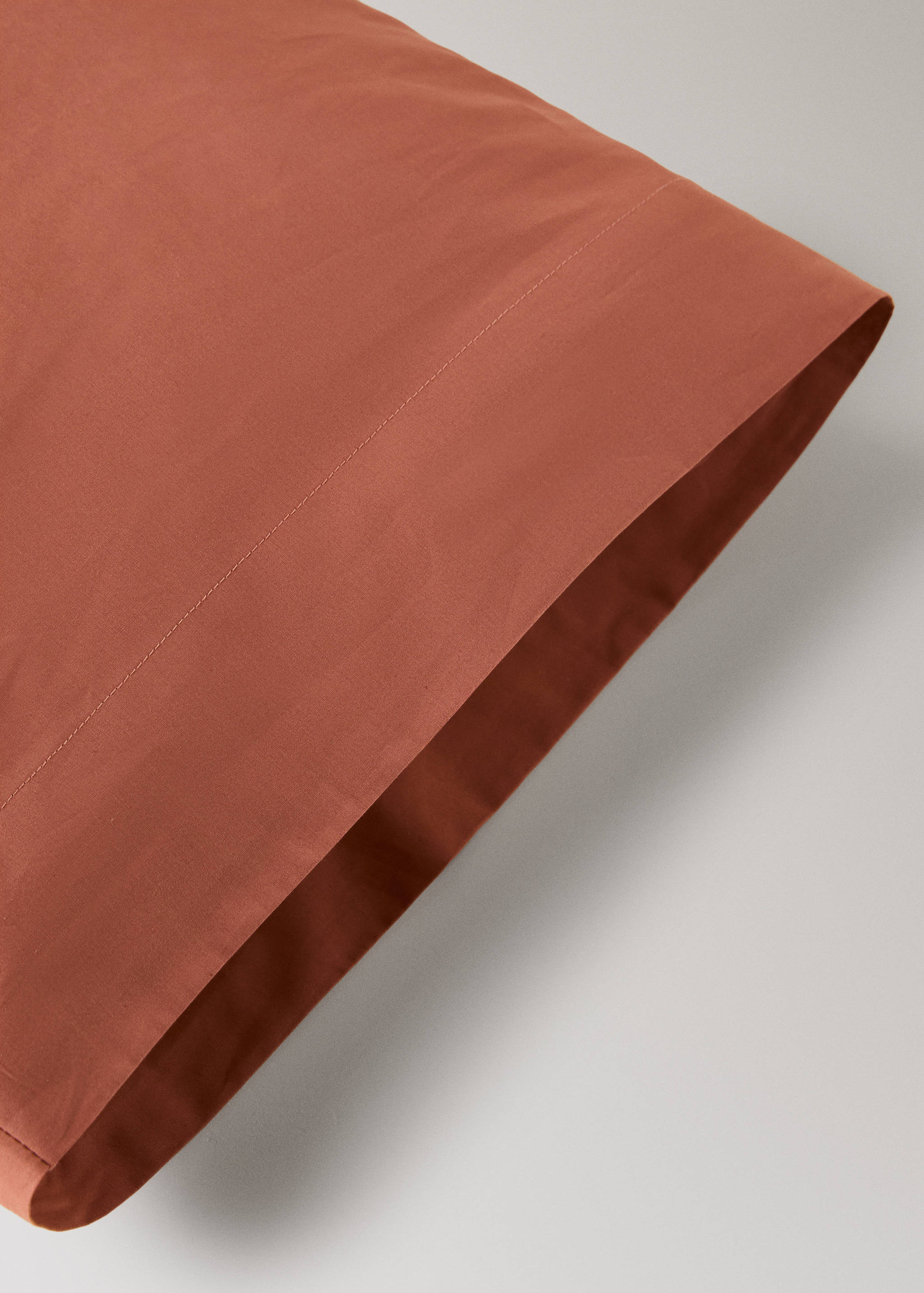 Percale cotton pillowcase 45x110cm - Details of the article 2