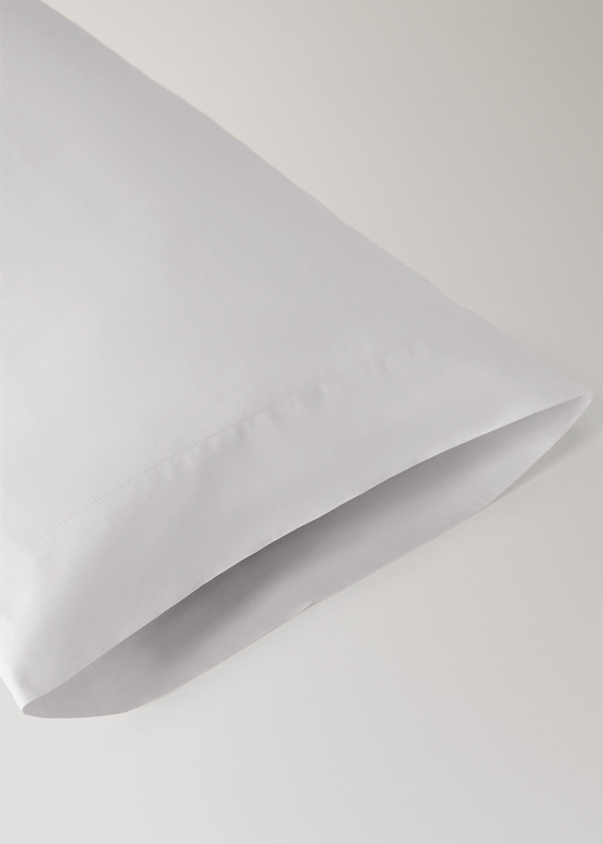 Percale cotton pillowcase 45x110cm - Details of the article 2